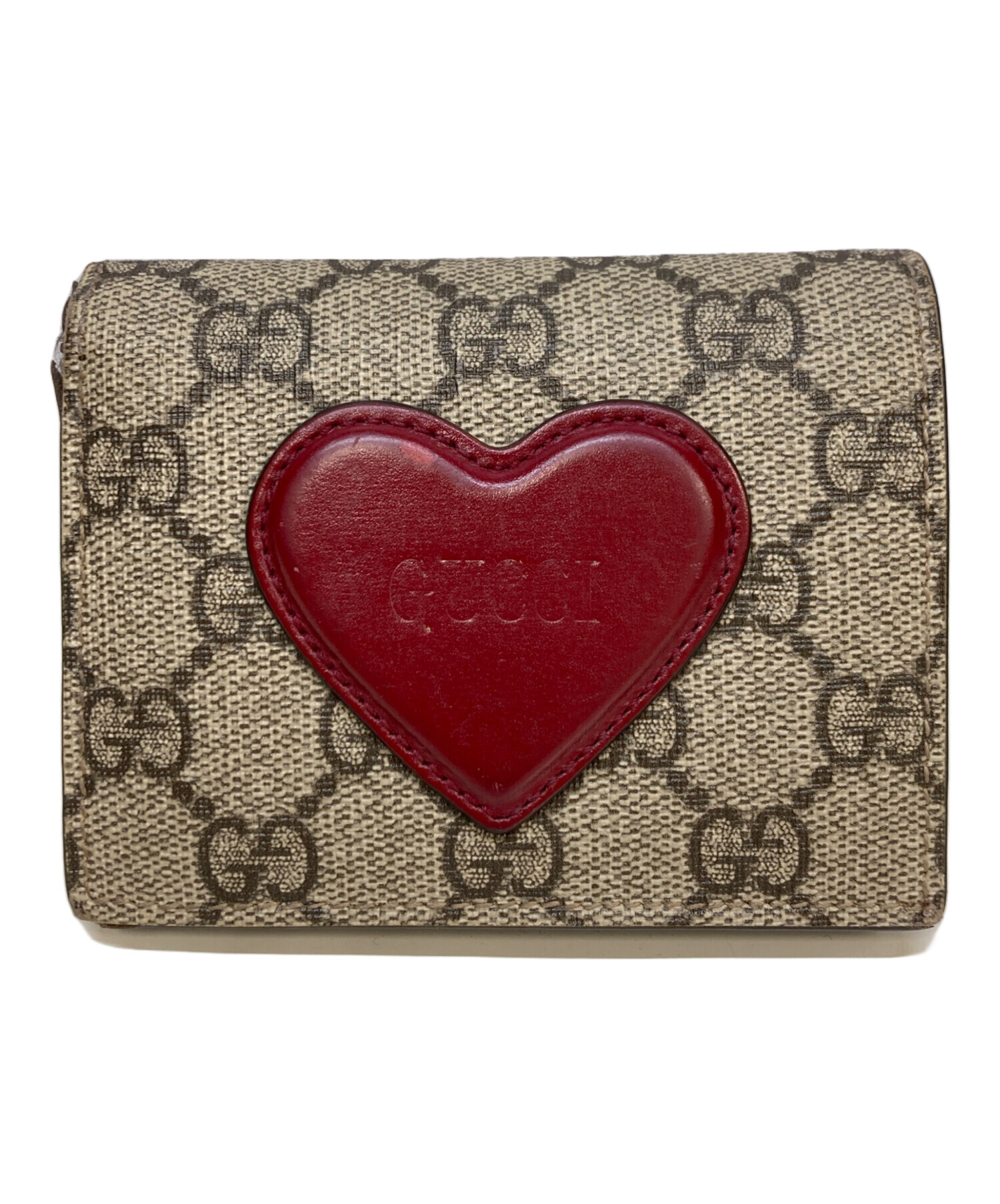 中古・古着通販】GUCCI (グッチ) ハートモチーフウォレット 648848
