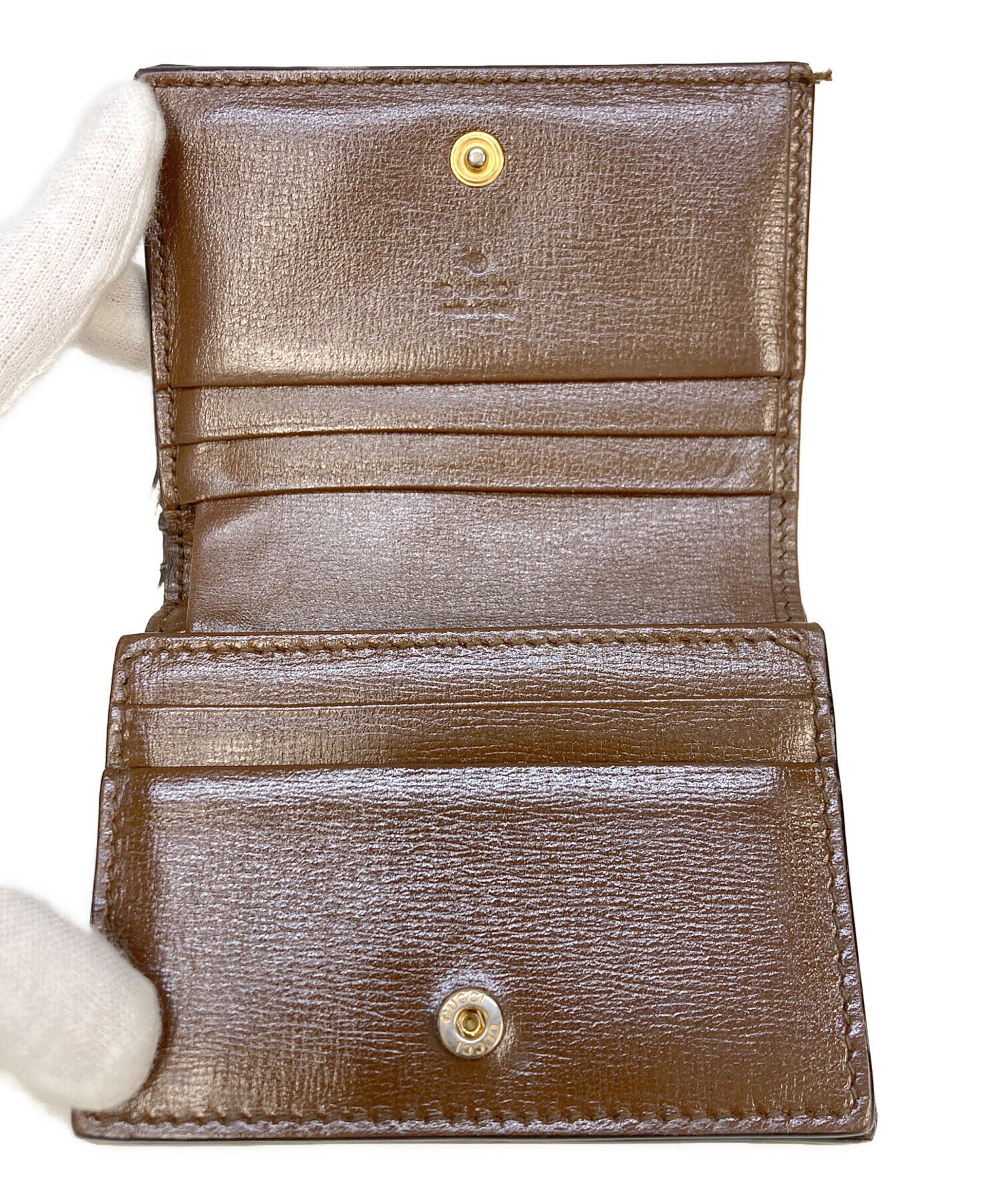 中古・古着通販】GUCCI (グッチ) ハートモチーフウォレット 648848