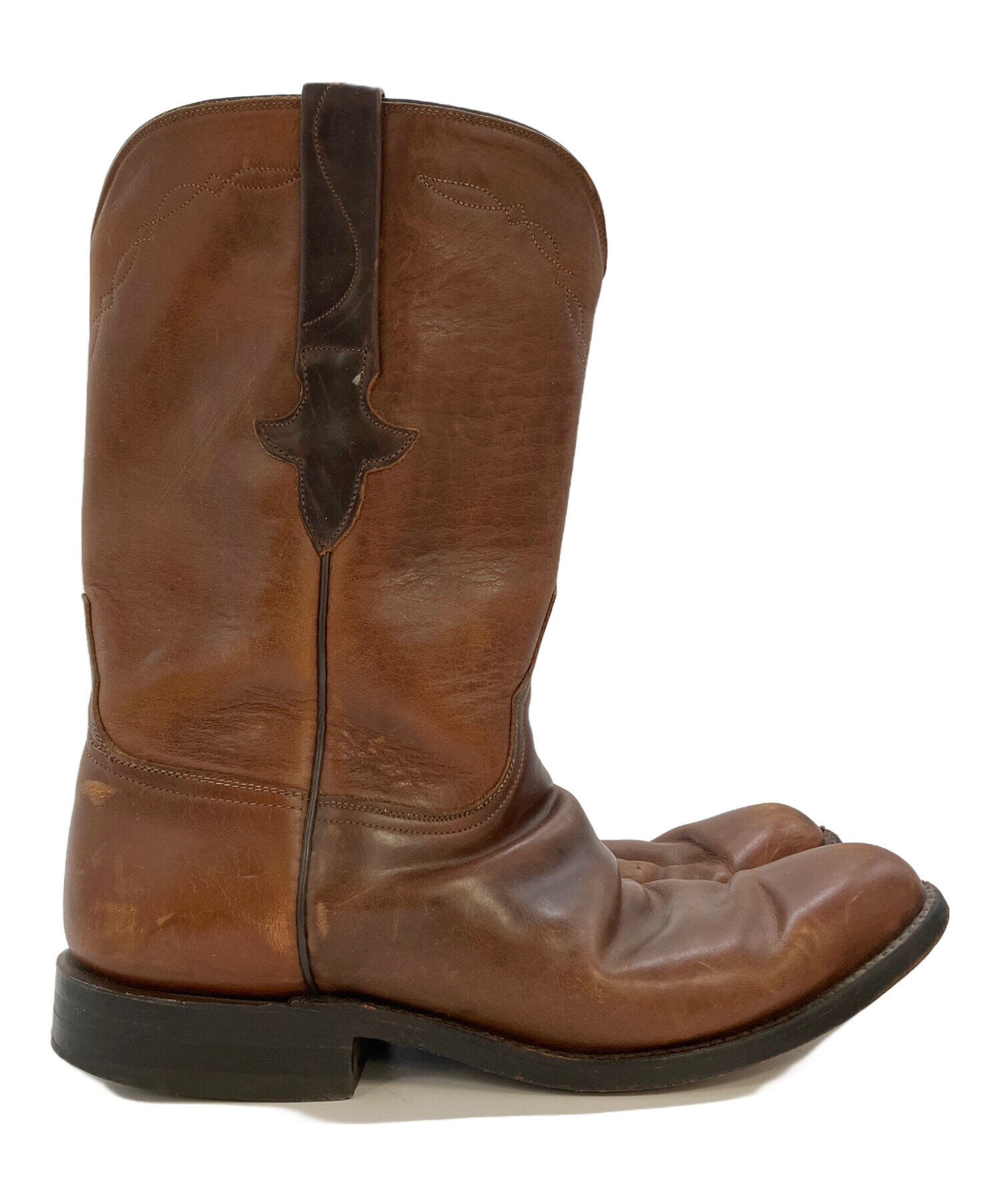 中古・古着通販】LUCCHESE (ルケーシー) ウェスタンブーツ ブラウン 