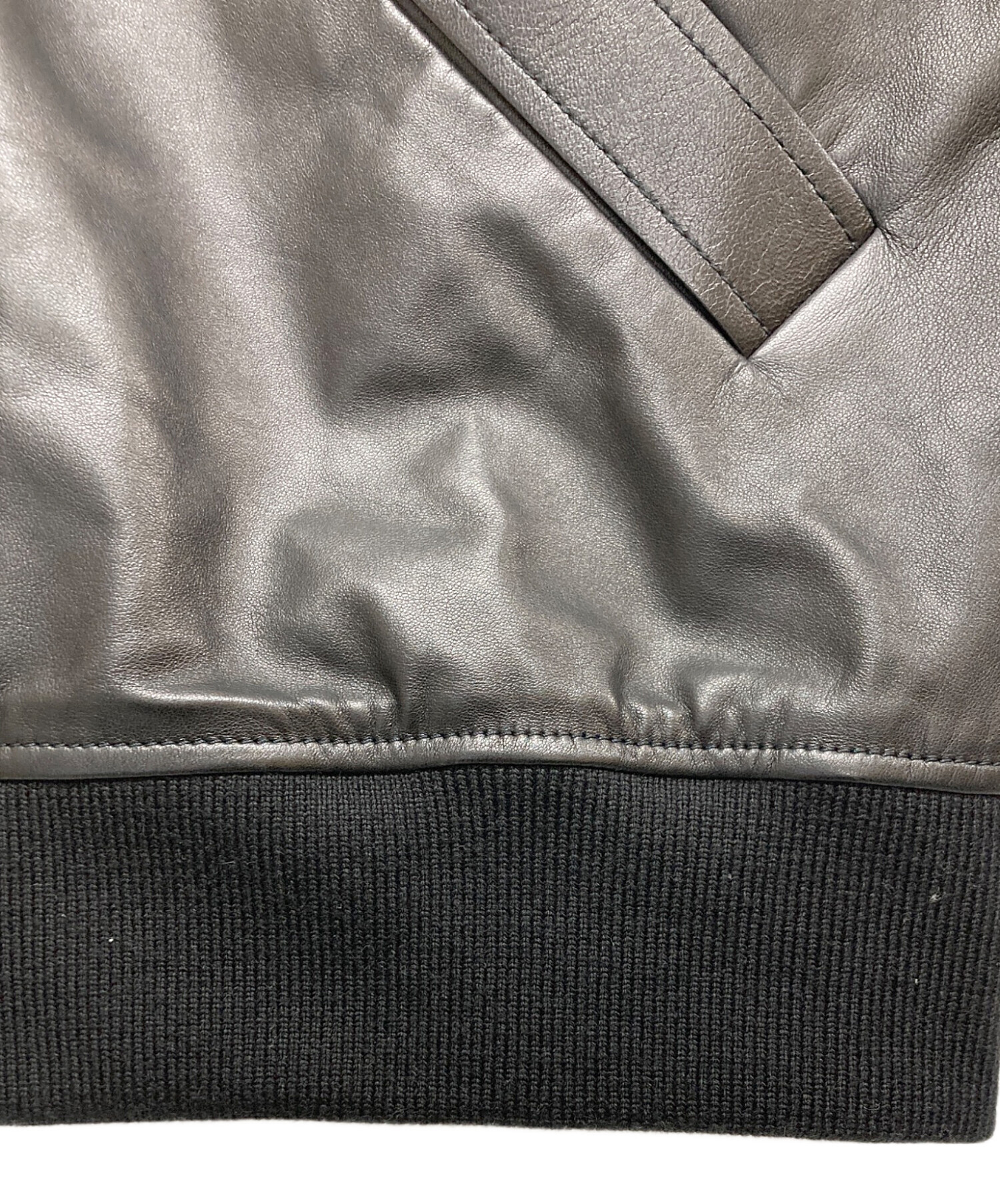 中古・古着通販】GIVENCHY (ジバンシィ) スターパッチラムレザー