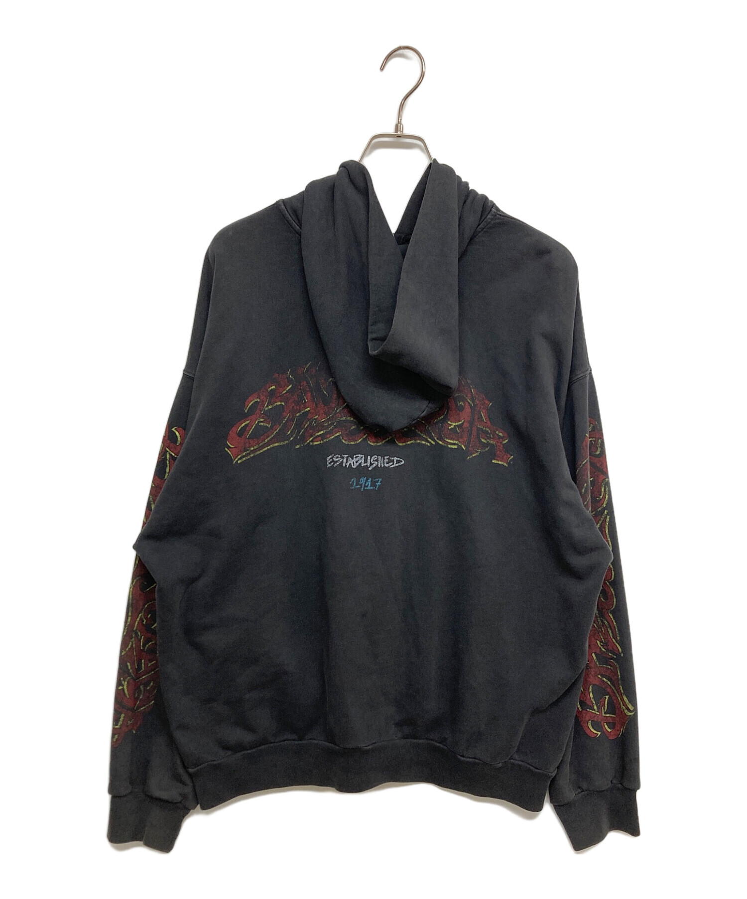 BALENCIAGA パリ風景プリント パーカー 中古・古着通販】BALENCIAGA (バレンシアガ) OFFSHORE アートプリント