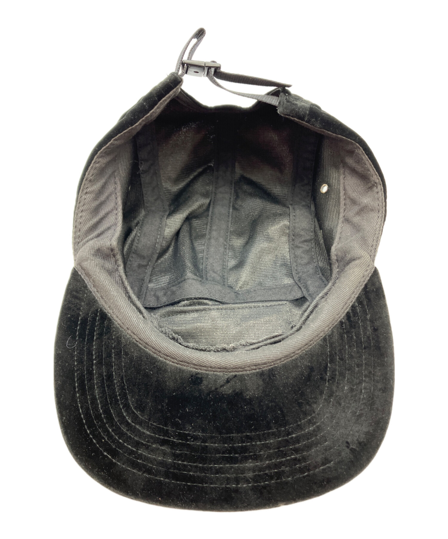 中古・古着通販】SUPREME (シュプリーム) Velvet Camp Cap ブラック