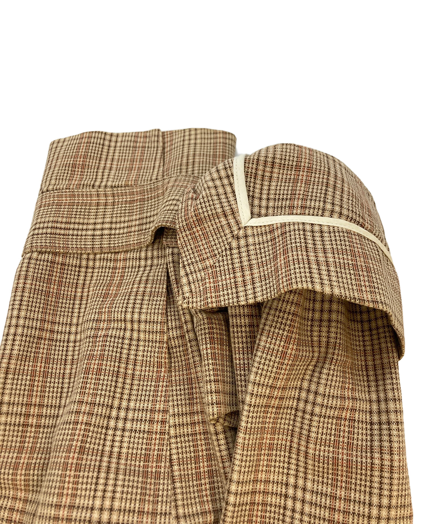 中古・古着通販】MARNI (マルニ) チェックコート ベージュ サイズ