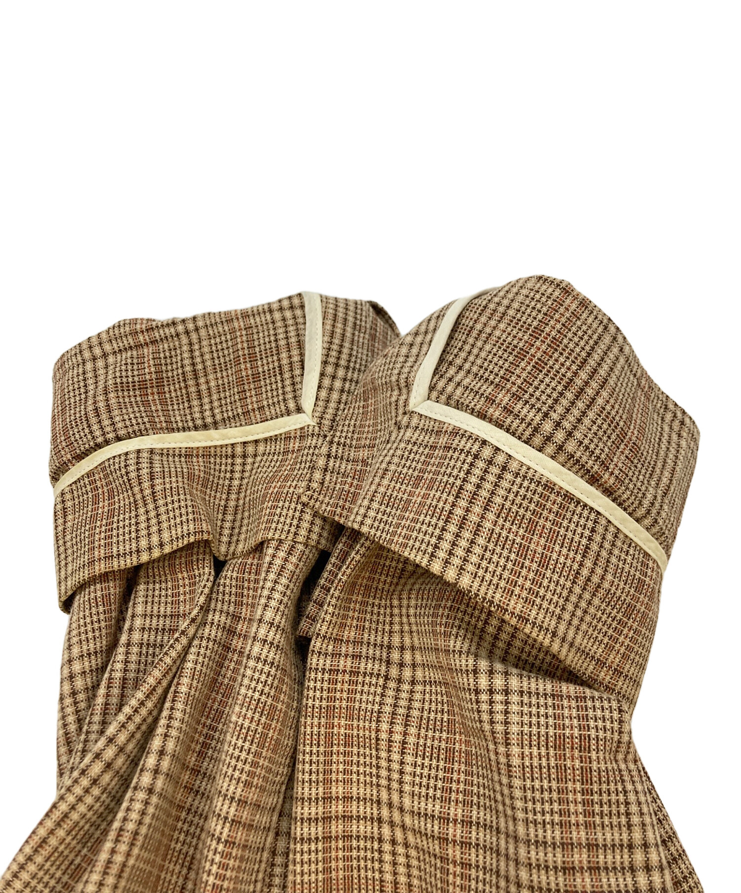 中古・古着通販】MARNI (マルニ) チェックコート ベージュ サイズ