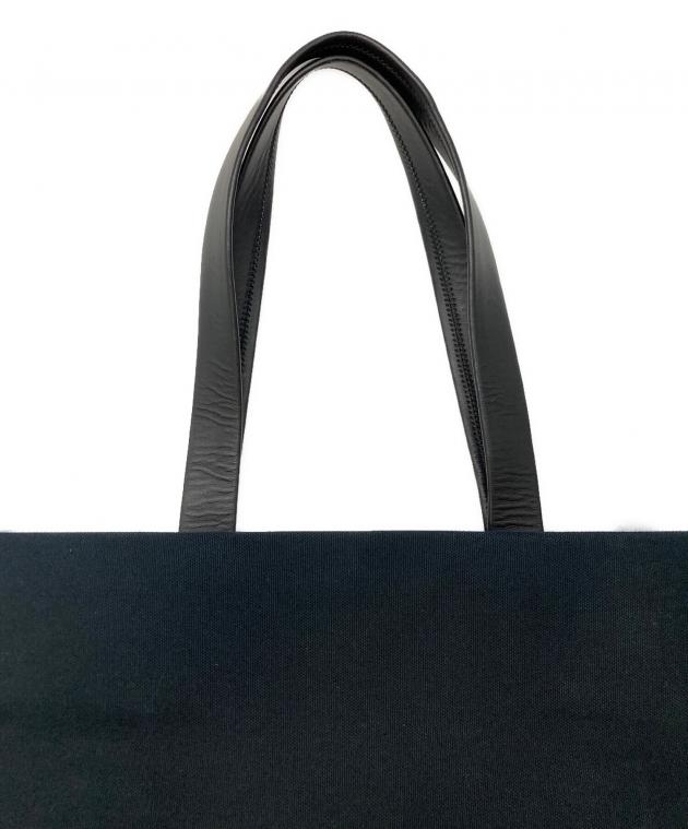中古・古着通販】ZEGNA (ゼニア) COTTON AND LEATHER TOTE BAG