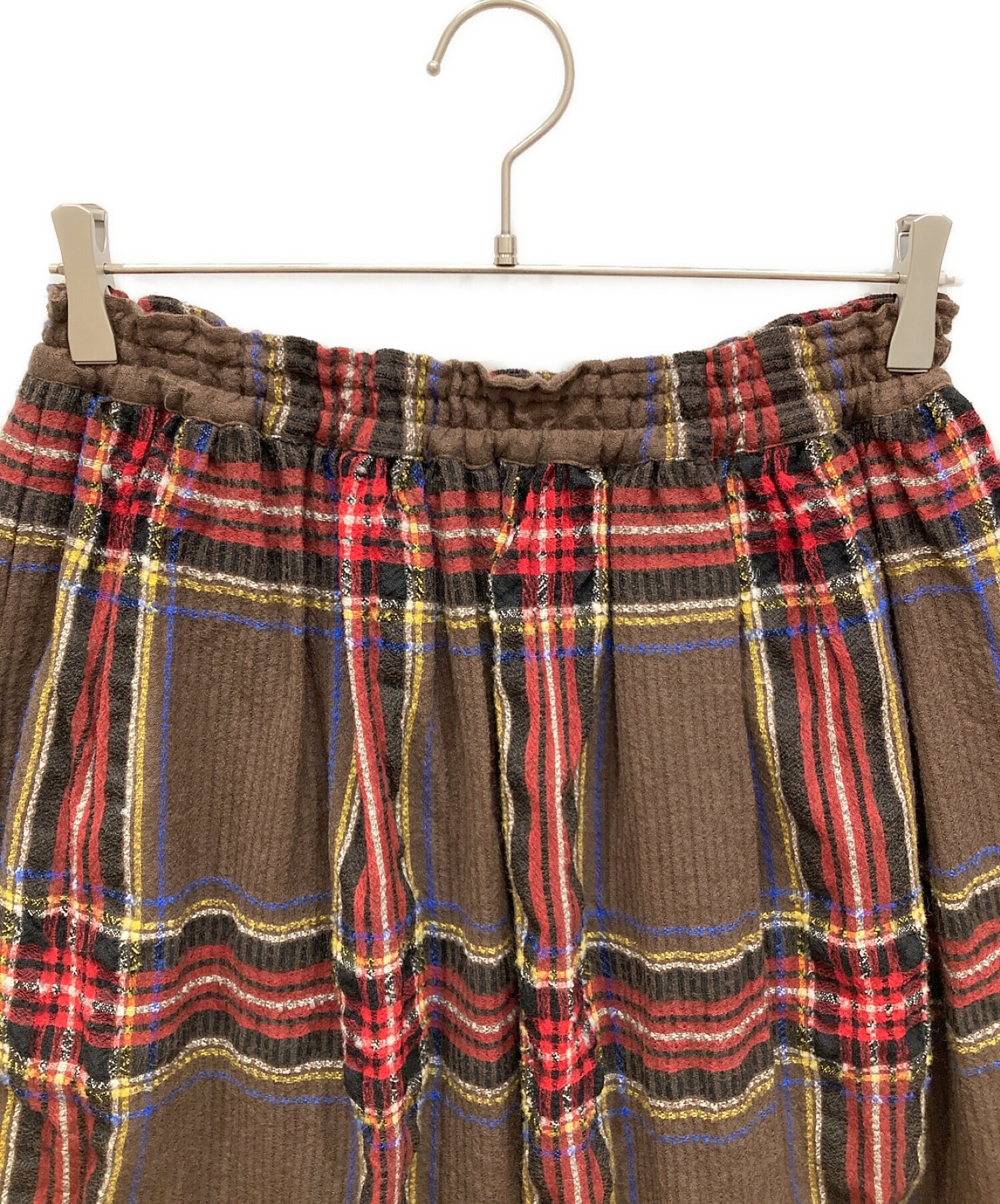 ichi （イチ） タータンチェック スカート ICHI Antiquites リネン