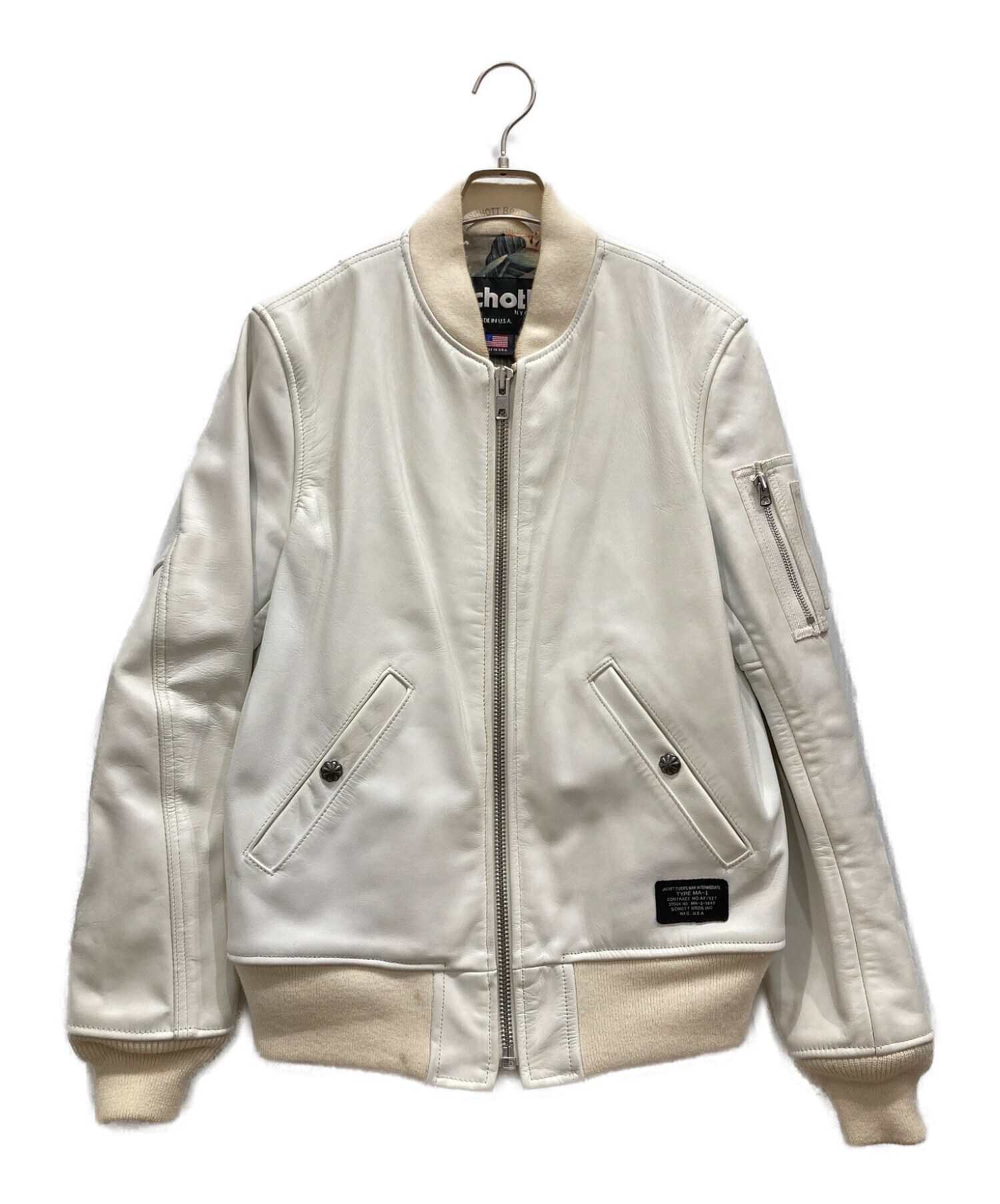 中古・古着通販】Schott (ショット) Ron Herman (ロンハーマン) レザー 