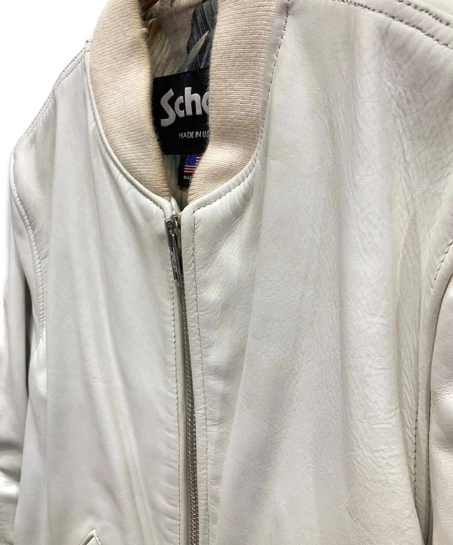 中古・古着通販】Schott (ショット) Ron Herman (ロンハーマン) レザー 