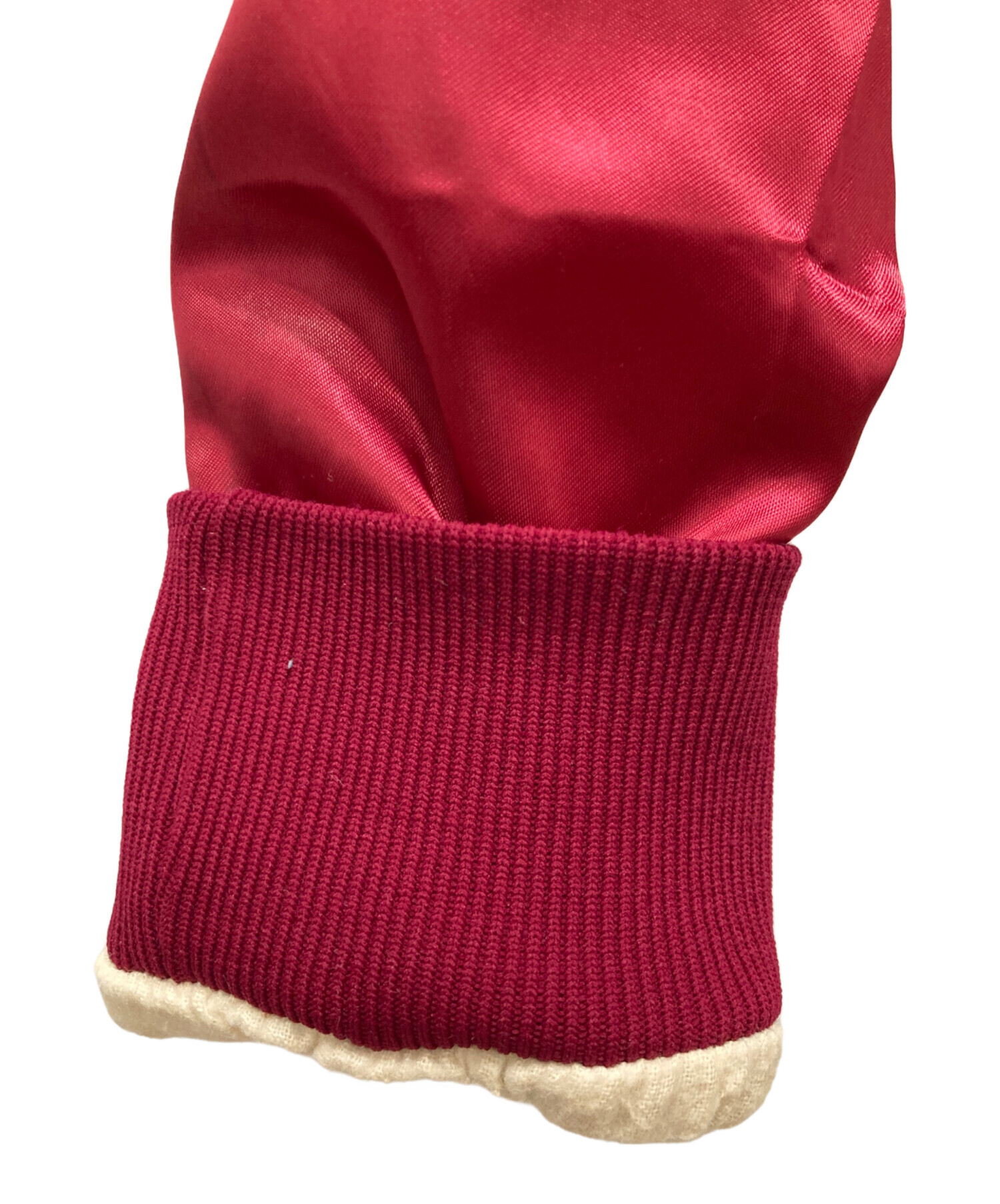 中古・古着通販】FELCO (フェルコ) サテンスタジャン レッド サイズ:M