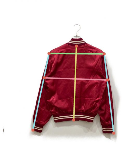 中古・古着通販】FELCO (フェルコ) サテンスタジャン レッド サイズ:M