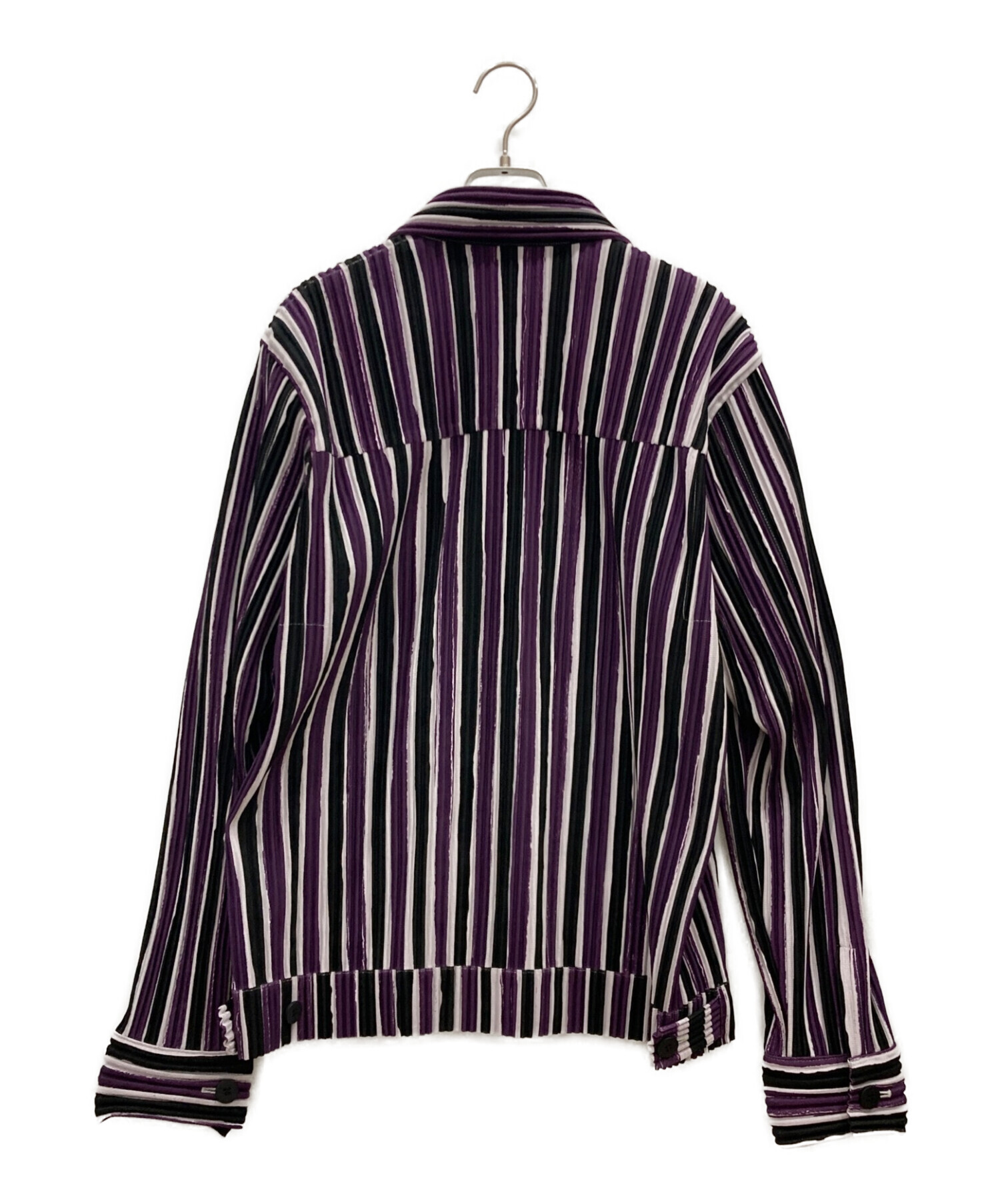 Black HOMME PLISSE ISSEY MIYAKE 21SS Jacket Pleated jacket Homme 