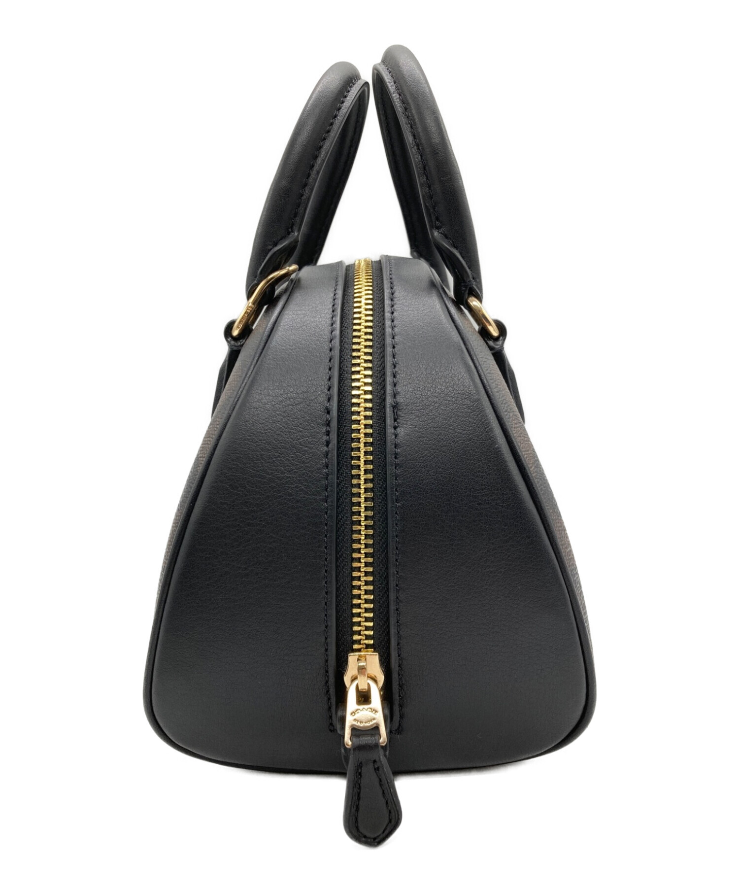 中古・古着通販】COACH (コーチ) SYDNEY SATCHEL IN SIGNATURE CANVAS