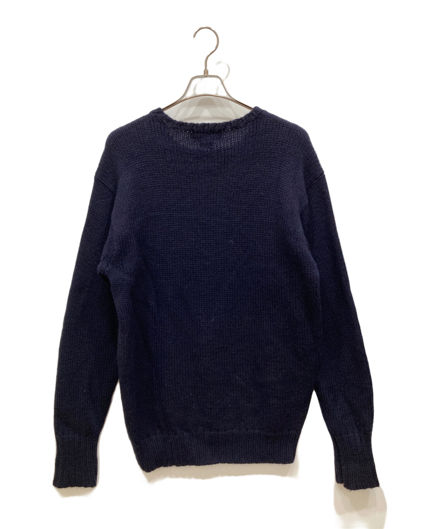 古着 Polo by Ralph Lauren ローゲージウールニット ゆるダボ