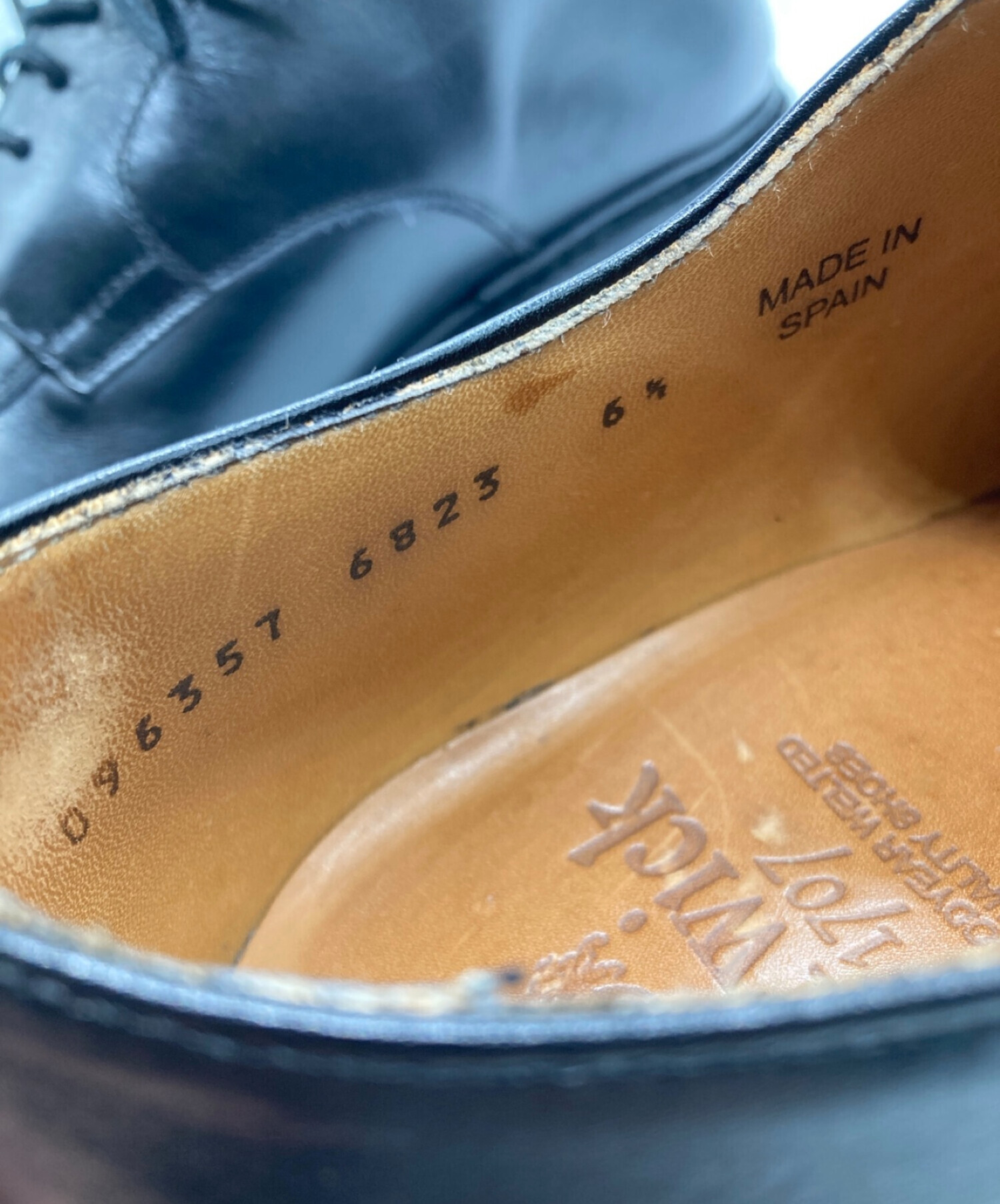 中古・古着通販】berwick (バーウィック) Uチップレザーシューズ 6823