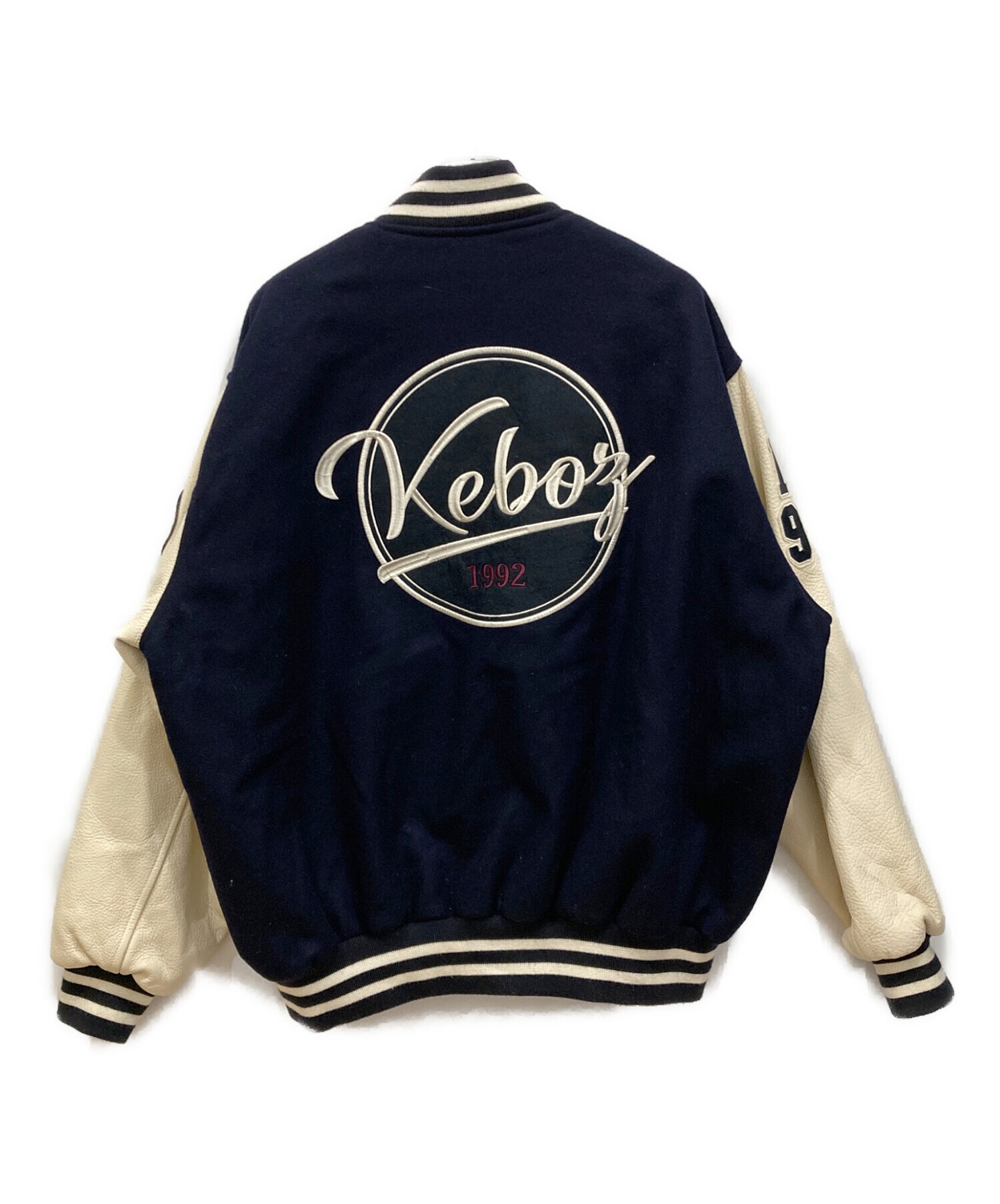 中古・古着通販】KEBOZ (ケボズ) メルトンスタジャン ショルダーパッチ