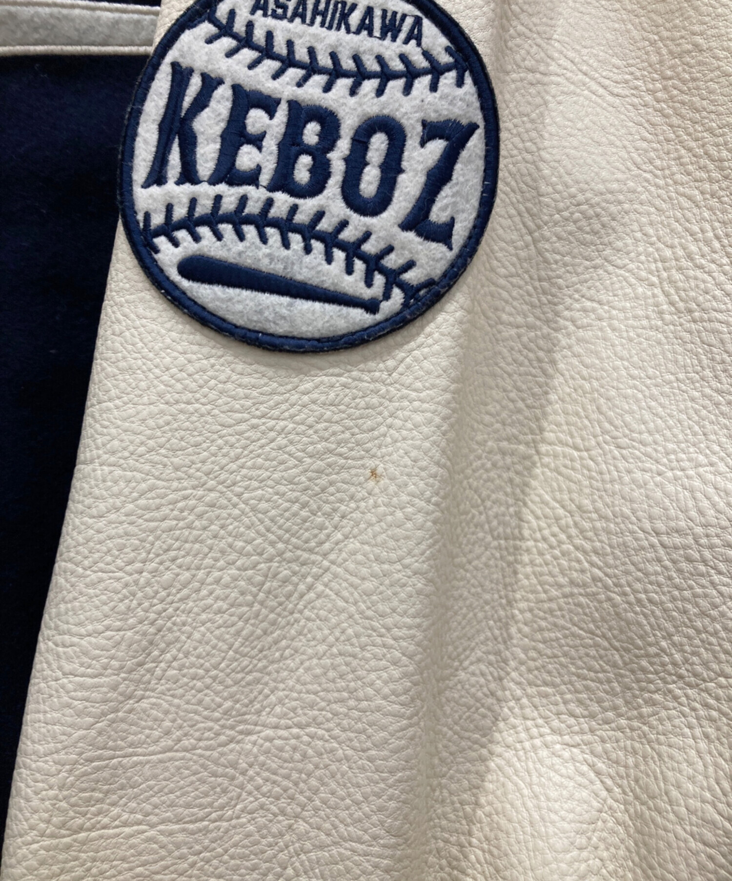 中古・古着通販】KEBOZ (ケボズ) メルトンスタジャン ショルダーパッチ