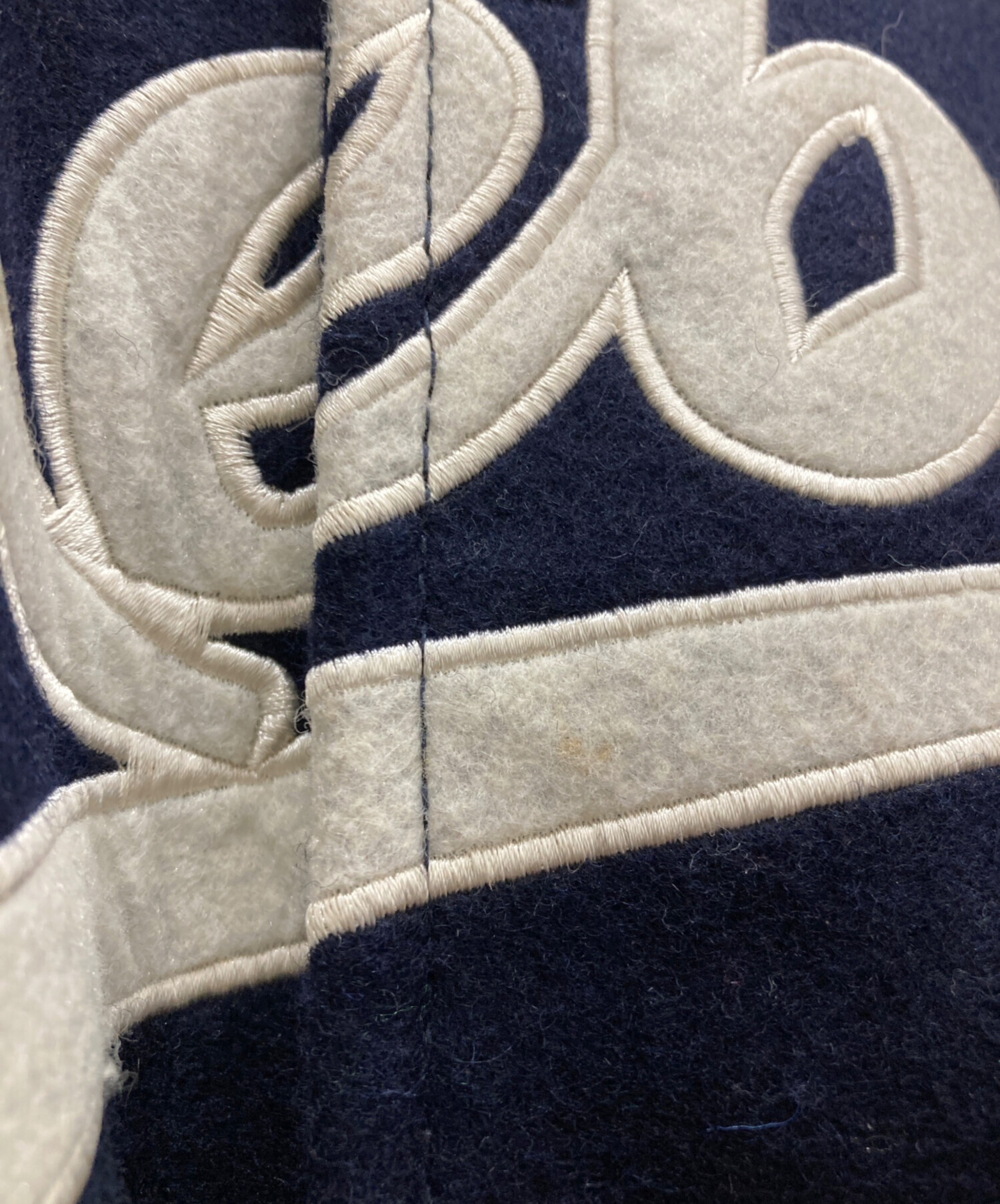 中古・古着通販】KEBOZ (ケボズ) メルトンスタジャン ショルダーパッチ