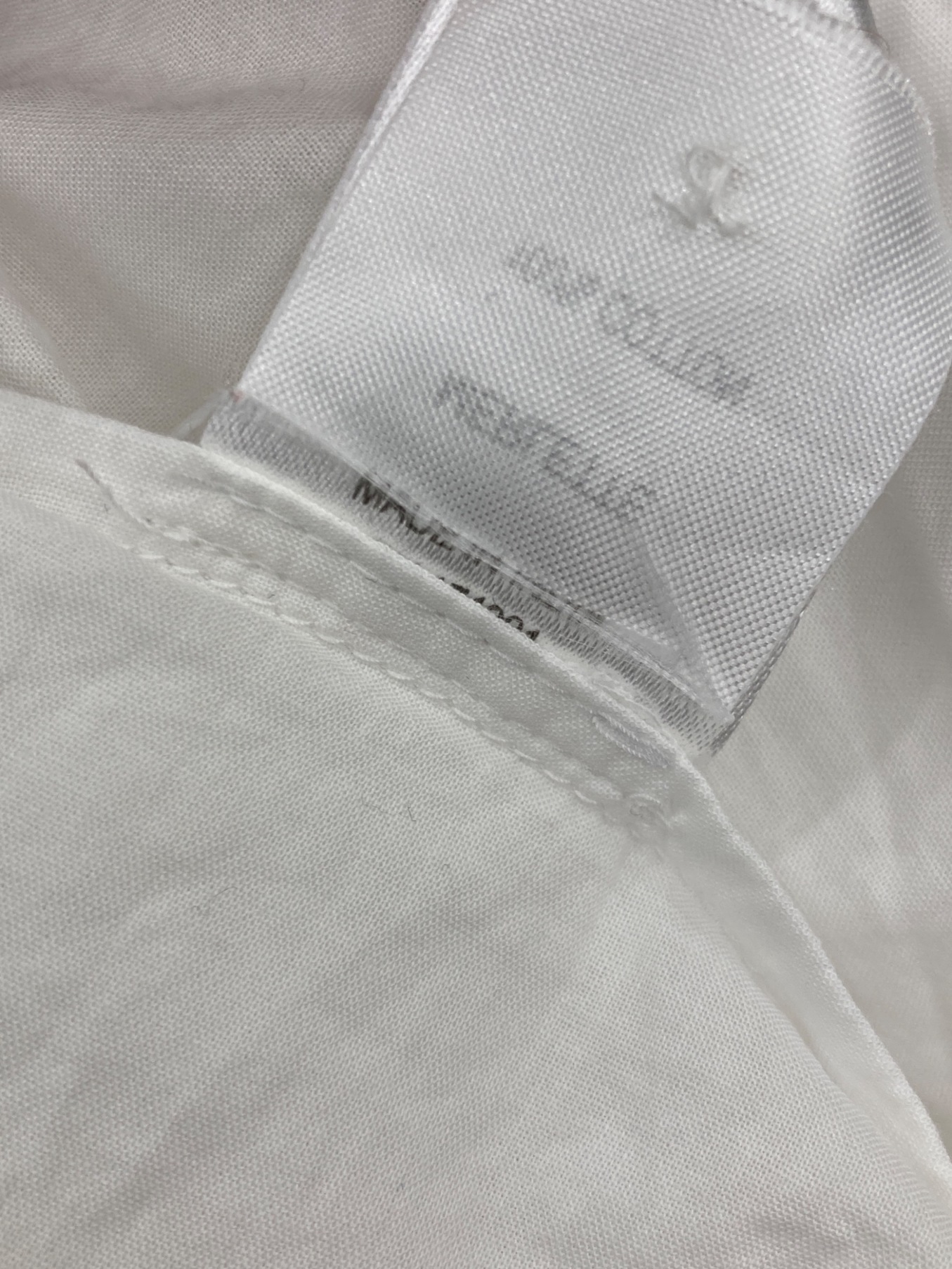 中古・古着通販】merlette (マーレット) コットン ノーカラー ギャザー