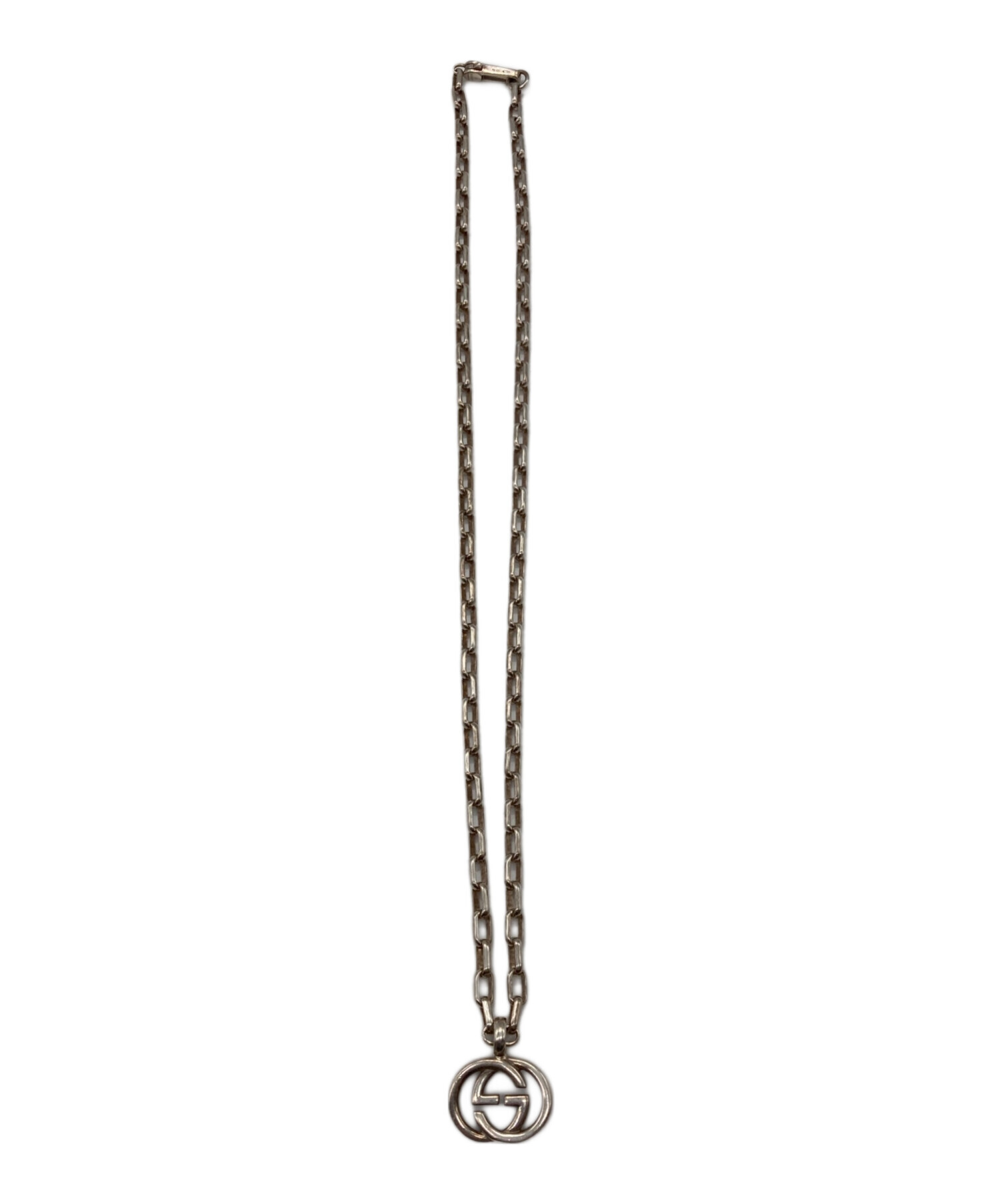 中古・古着通販】GUCCI (グッチ) インターロッキングネックレス 