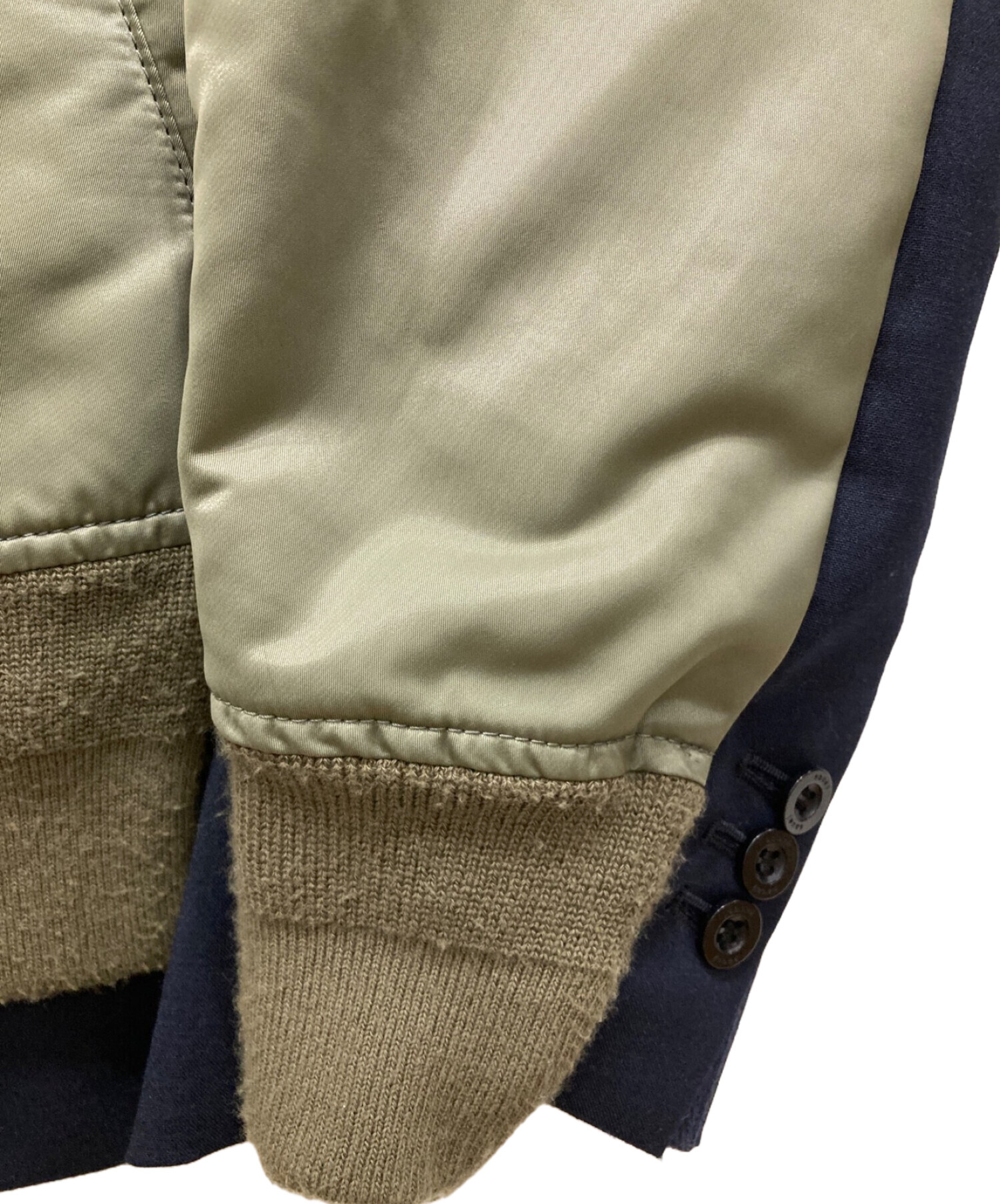 中古・古着通販】sacai (サカイ) MA-1 × Suiting blouson スイッチング