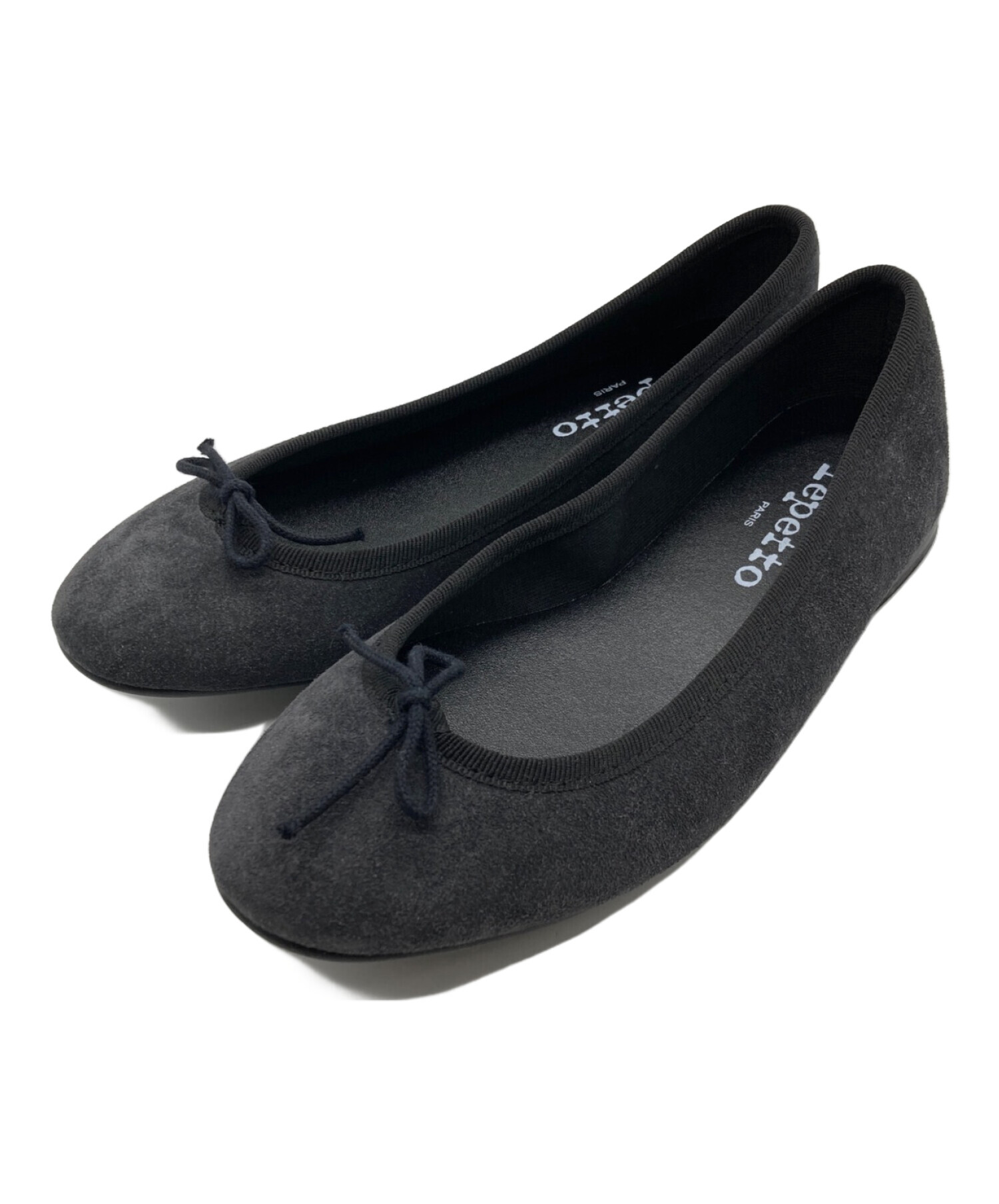 中古・古着通販】repetto (レペット) スウェードリボンパンプス 