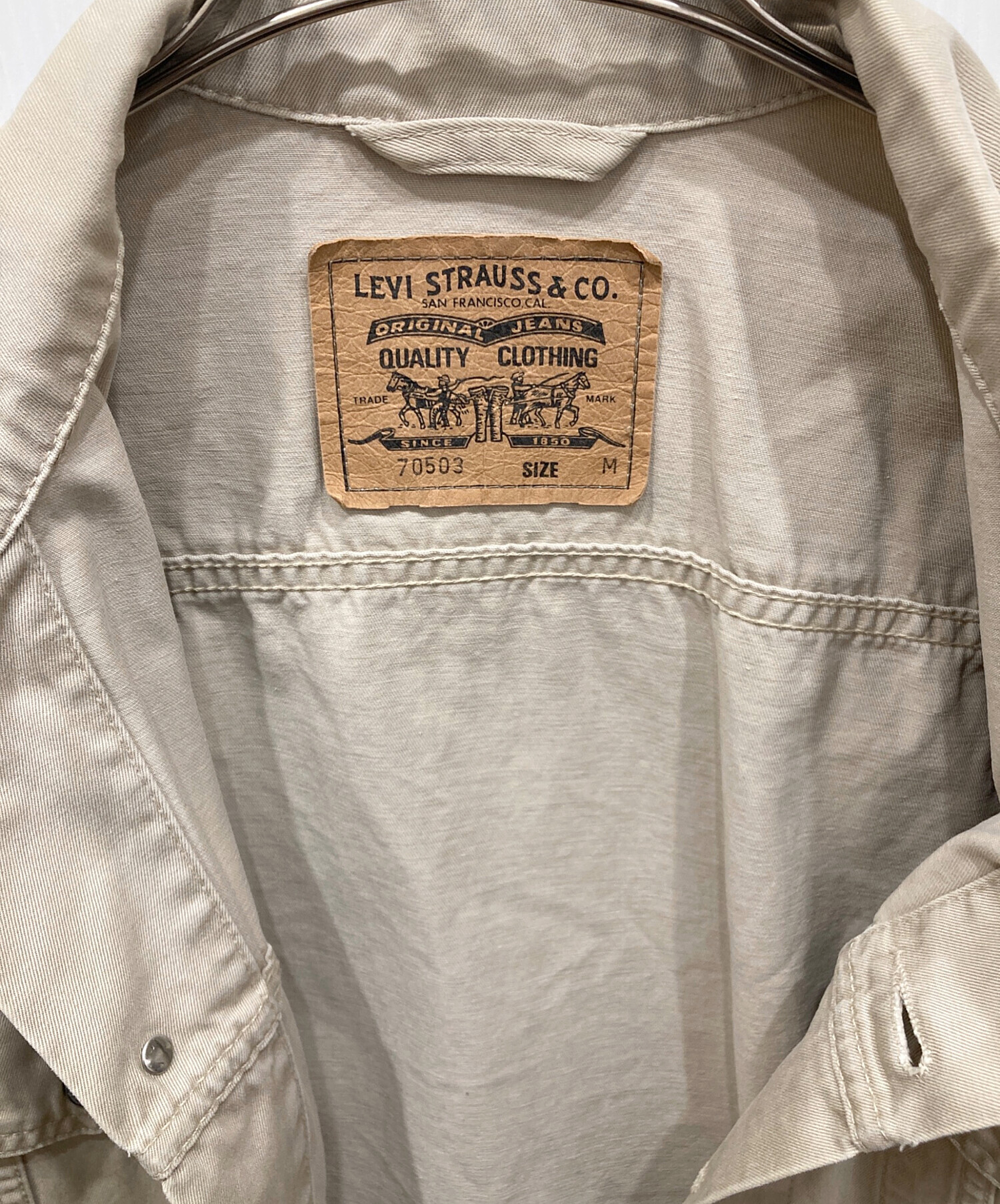 中古・古着通販】LEVI'S (リーバイス) コットンツイルトラッカー