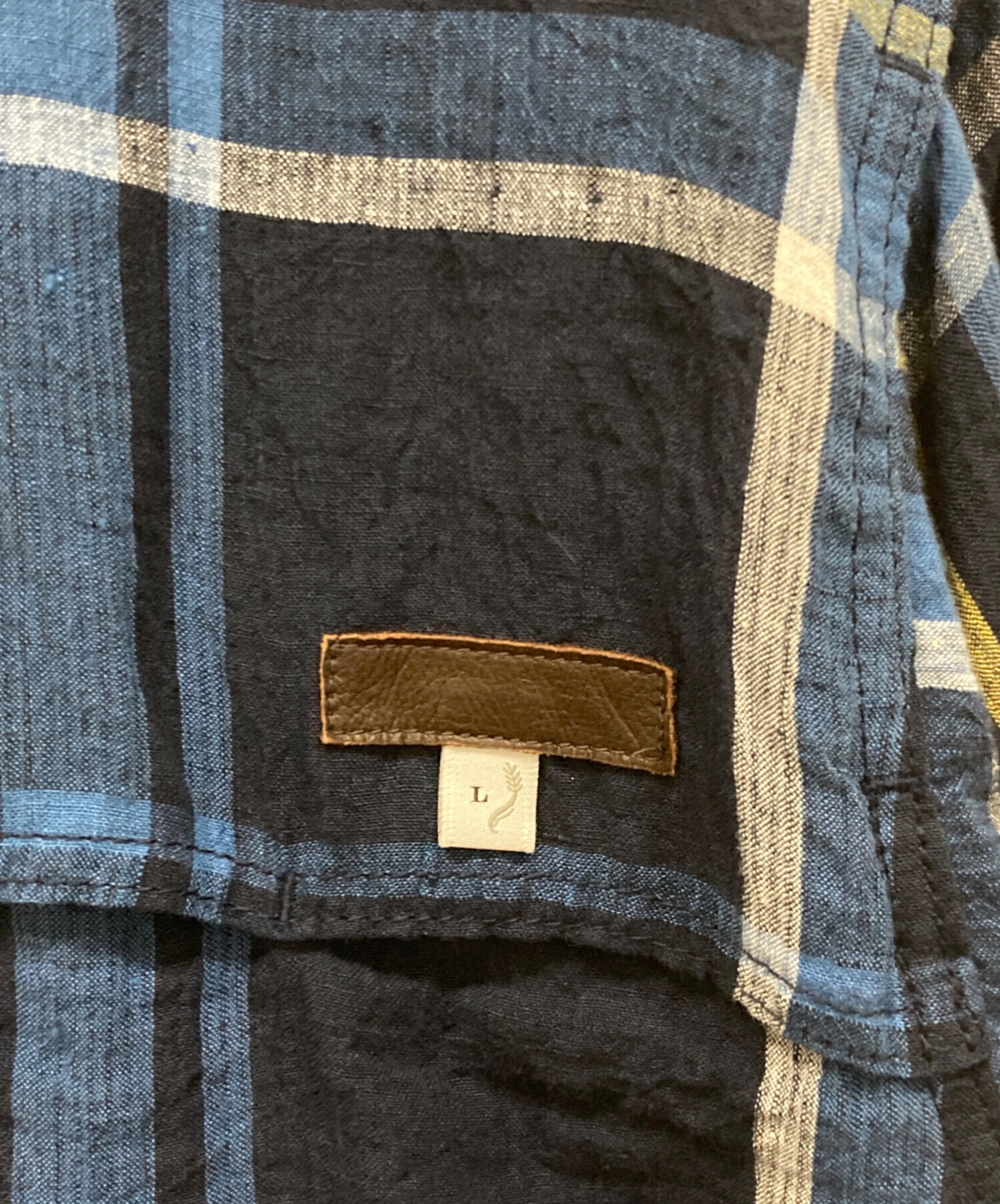 中古・古着通販】KENNETH FIELD (ケネスフィールド) リネンチェック