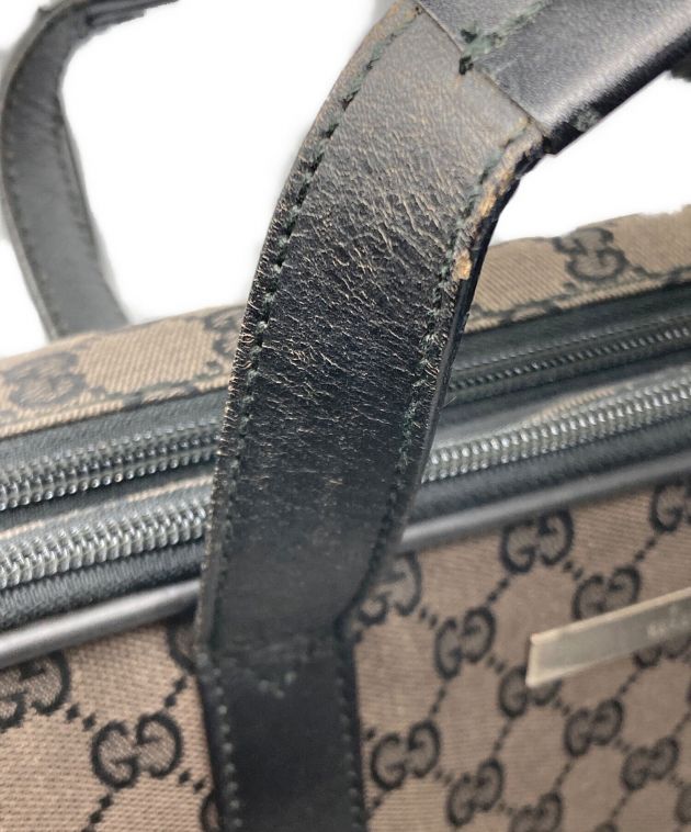 中古・古着通販】GUCCI (グッチ) 2WAYブリーフケース ブラウン