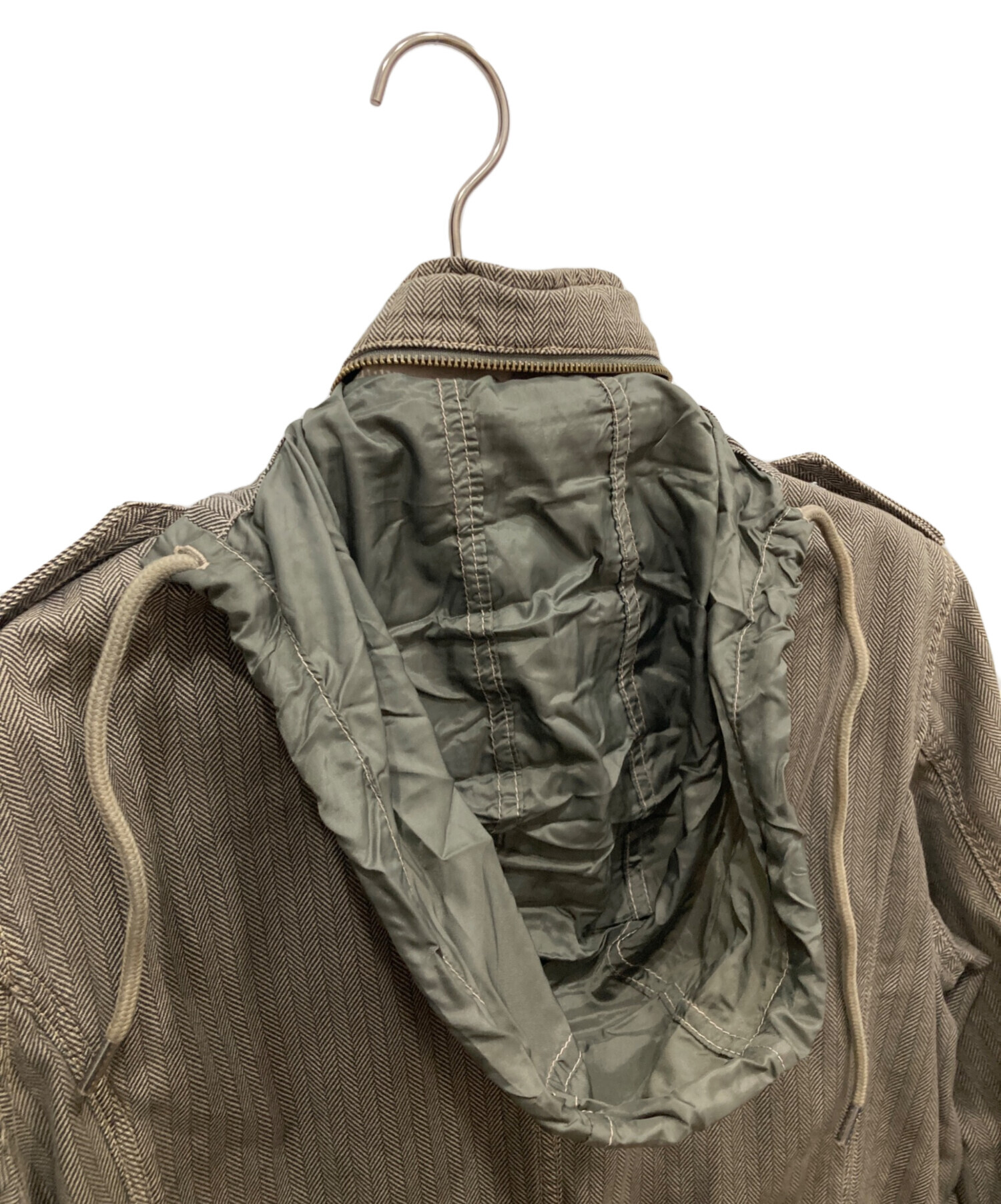 中古・古着通販】DIESEL (ディーゼル) ヘリンボーンフィールジャケット 