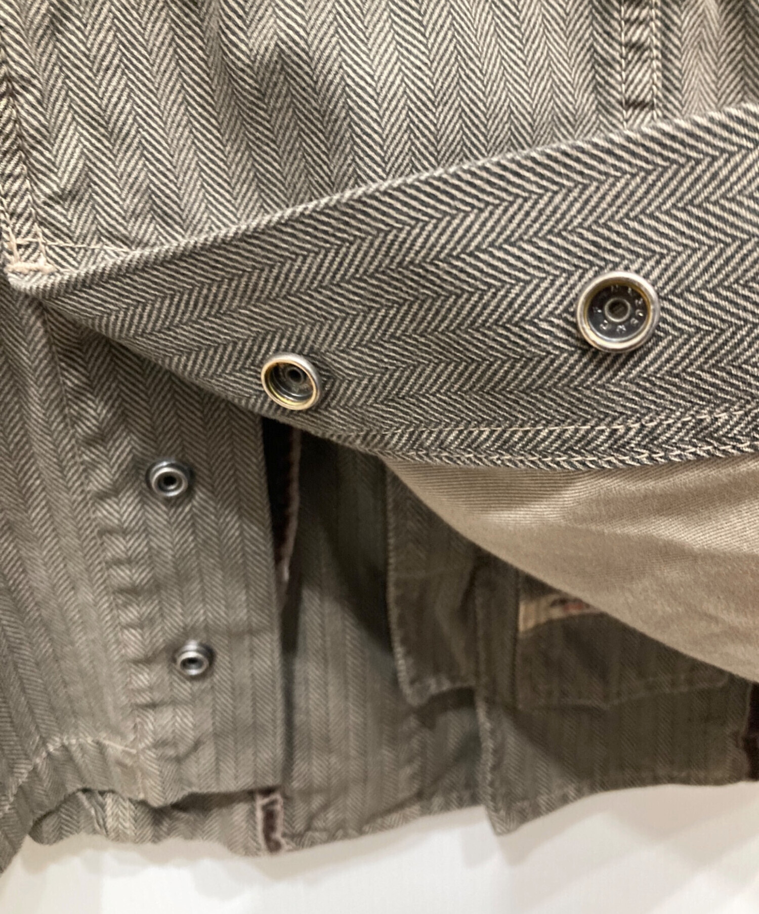 中古・古着通販】DIESEL (ディーゼル) ヘリンボーンフィールジャケット 