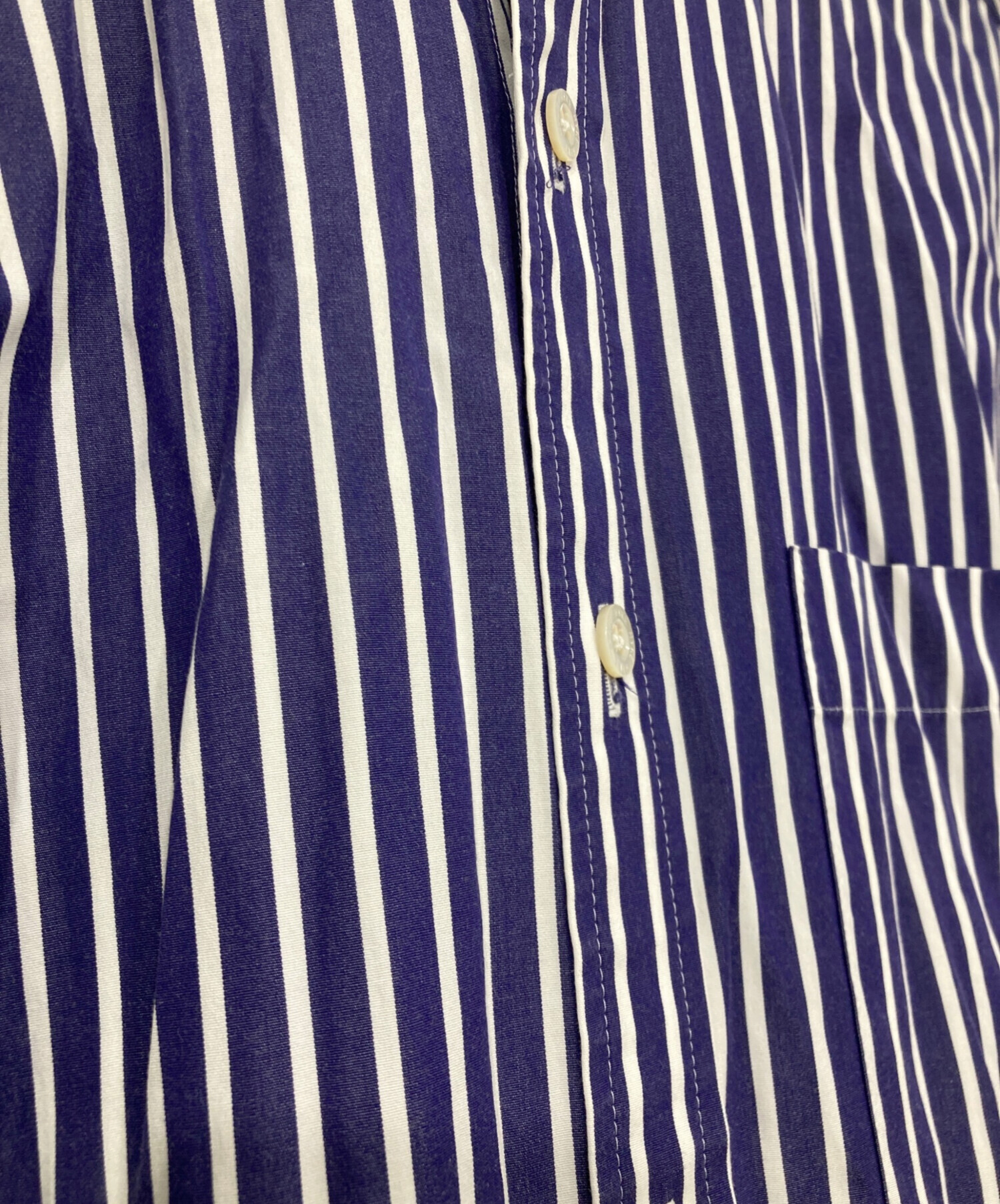 HYKE ストライプ シャツワンピース 半袖 青 UNITED ARROWS（ユナイテッドアローズ）の「＜HYKE（ハイク