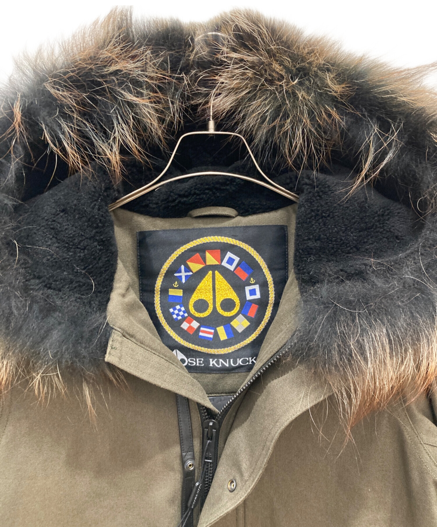 中古・古着通販】moose knuckles (ムースナックルズ) キャンバスダウン 
