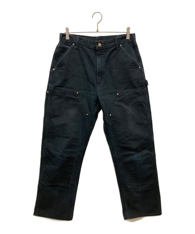古*。様 Carhartt カーハート ダブルニーワークパンツ W30相当 ブラ 中古・古着通販】CarHartt (カーハート) ダブルニーブラック
