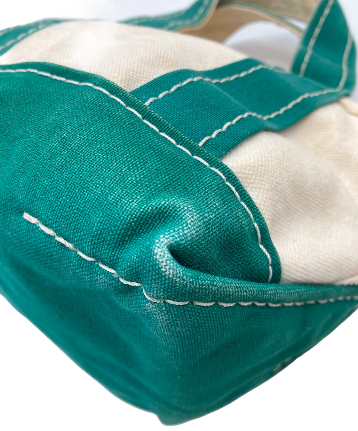 レア エルエルビーン ギザタグ ミニトートバッグ ミニ！ギザタグ 】80s L.L.bean トートバッグ 2トーンタグ BOAT