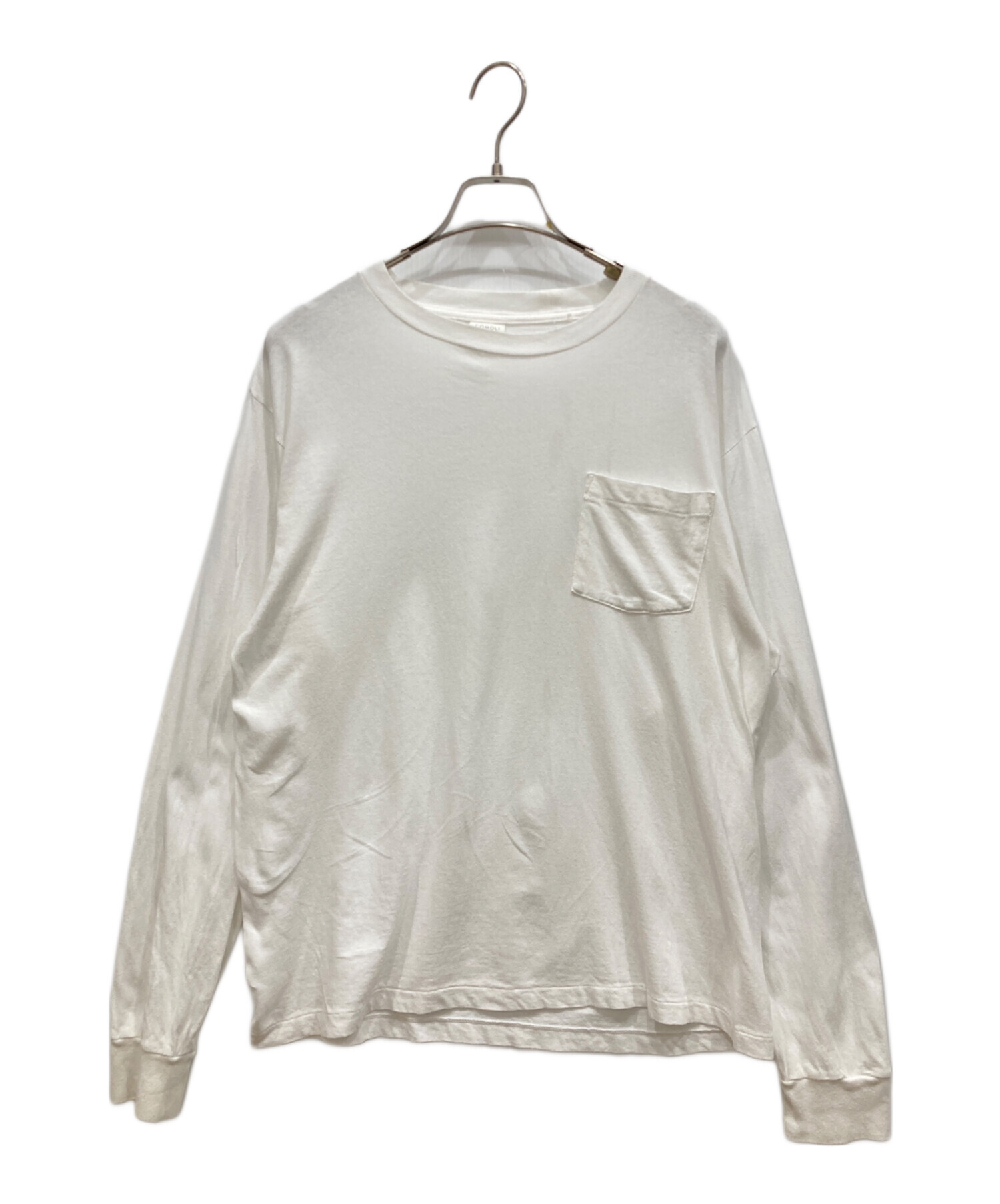 中古・古着通販】COMOLI (コモリ) surplus l/s t-shirt ホワイト 