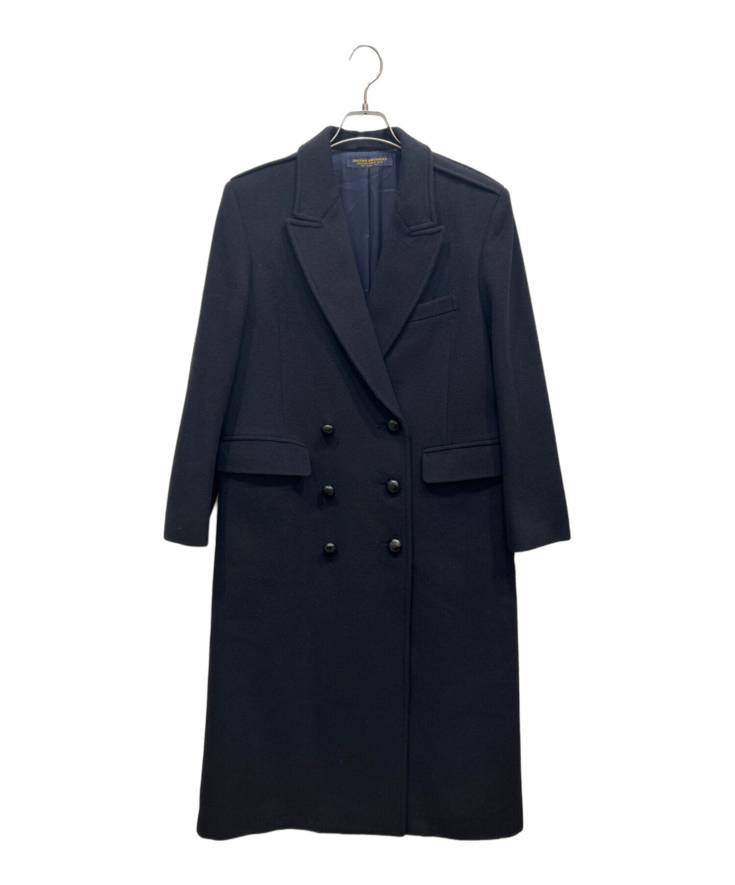 80s BROOKS BROTHERS ブルックスブラザーズ コート ネイビー 中古・古着通販】BROOKS BROTHERS (ブルックスブラザーズ) 80sダブル