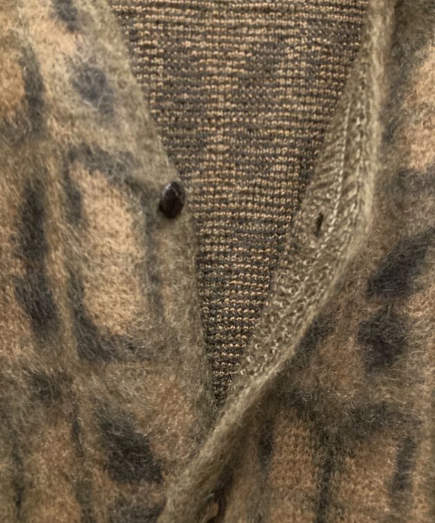 未使用 NEEDLES ニードルズ モヘアカーディガン ブラウン L Needles ニードルス 22AW LQ276 Mohair Cardigan Solid モヘア