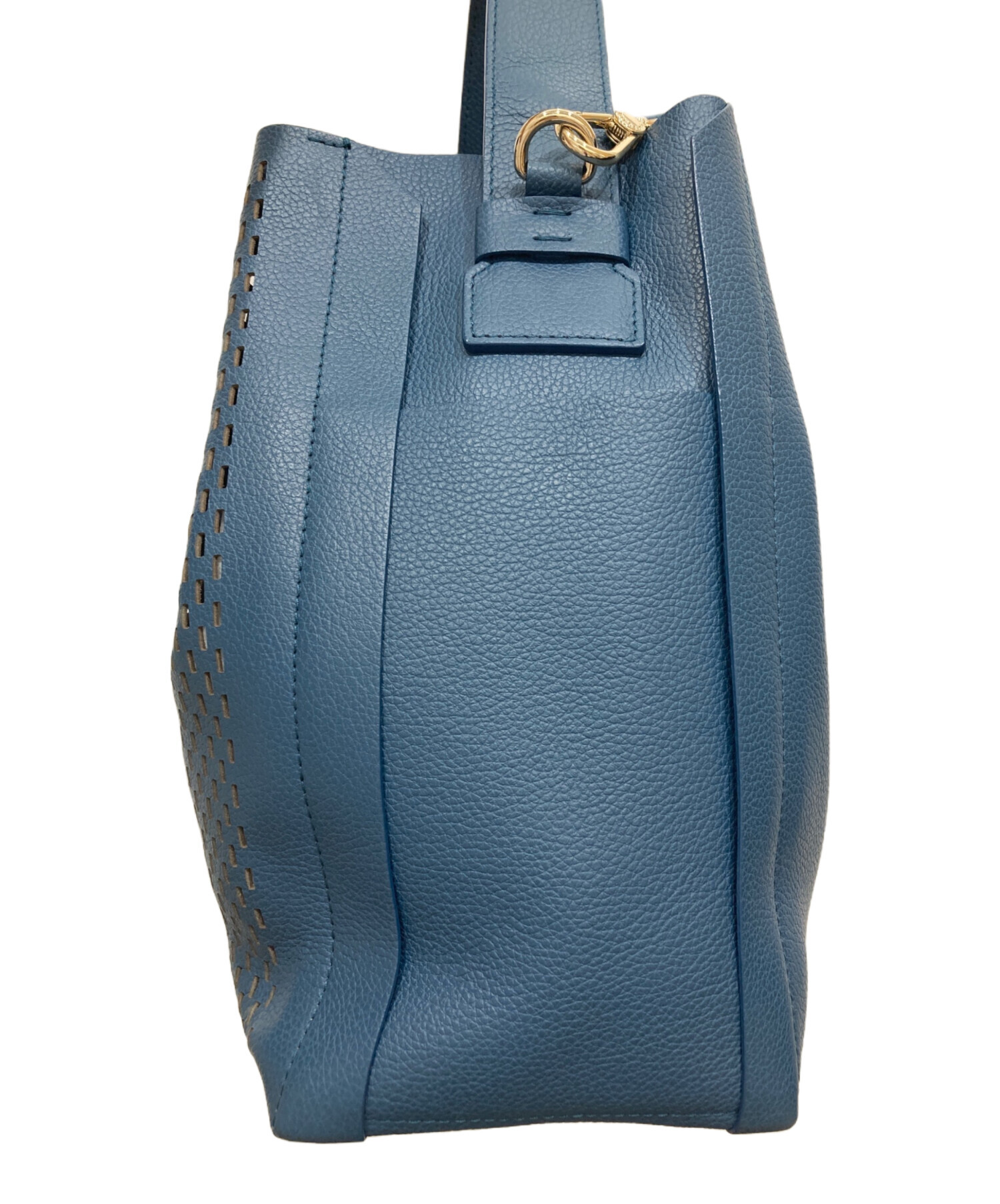 FURLA(フルラ) ハンドバッグ カプリッチョ ブルー レザー FURLA FURLA 