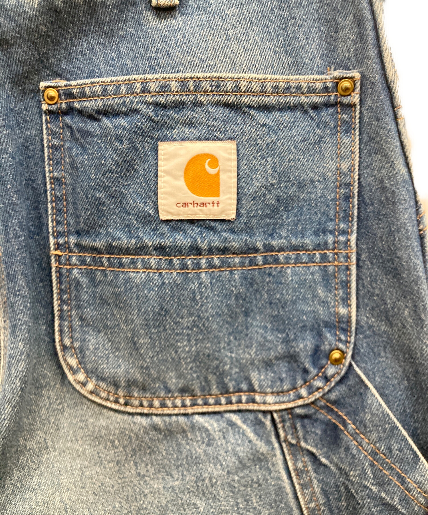 中古・古着通販】CarHartt (カーハート) ダブルニーデニムパンツ