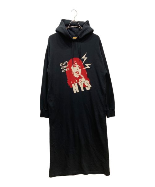 HYSTERIC GLAMOUR ブラックロングコートワンピース24時間値下げ HYSTERIC GLAMOUR ブラックロングコートワンピース24時間値下げ