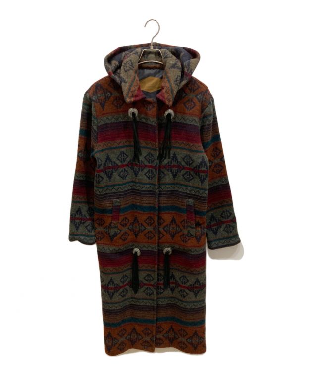 USA ウールリッチ ネイティブ柄 ウールコート Sサイズ コンチョ 中古・古着通販】WOOLRICH (ウールリッチ) ネイティブ柄コンチョボタン
