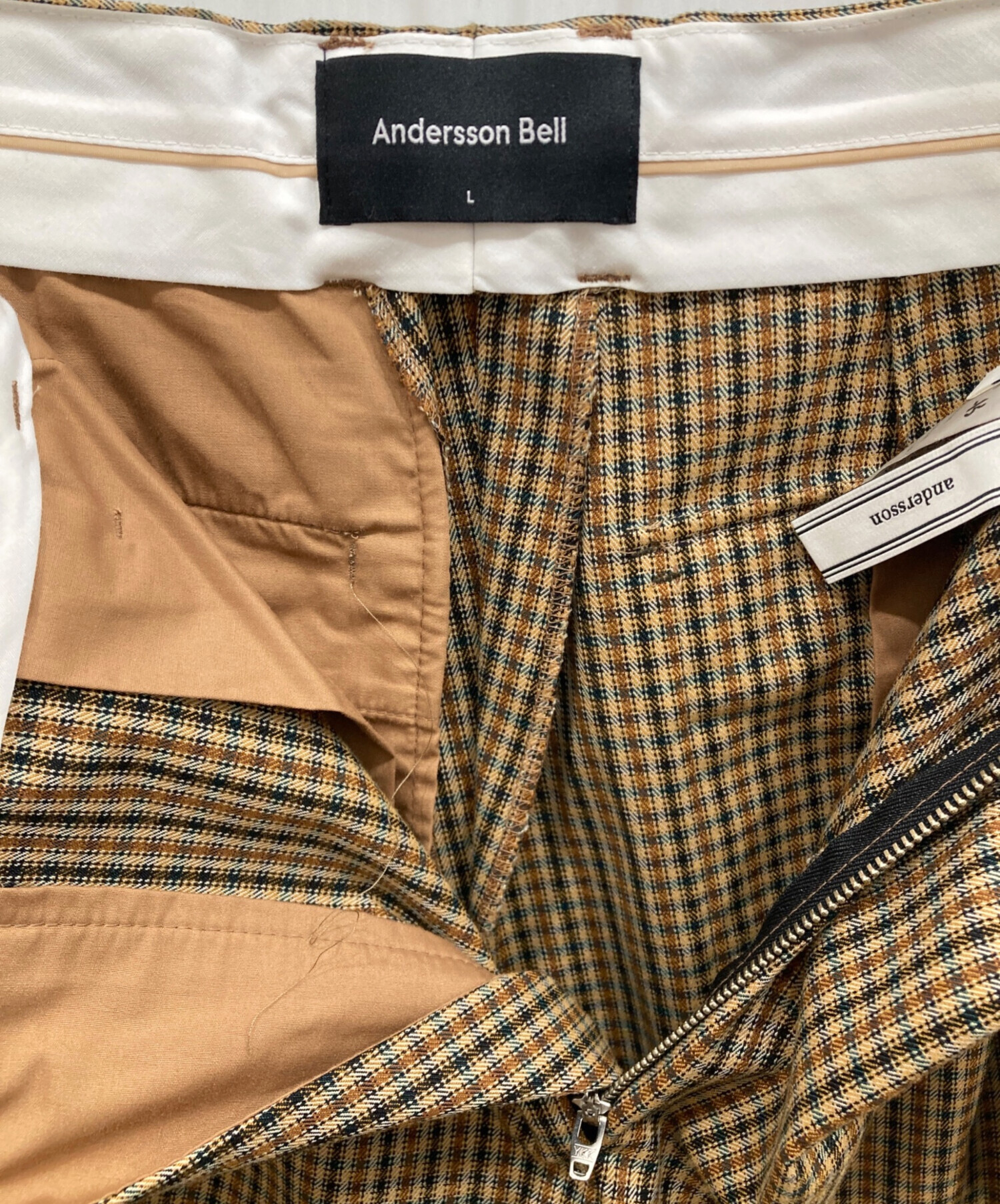 中古・古着通販】andersson Bell (アンダースンベル) チェックワイド