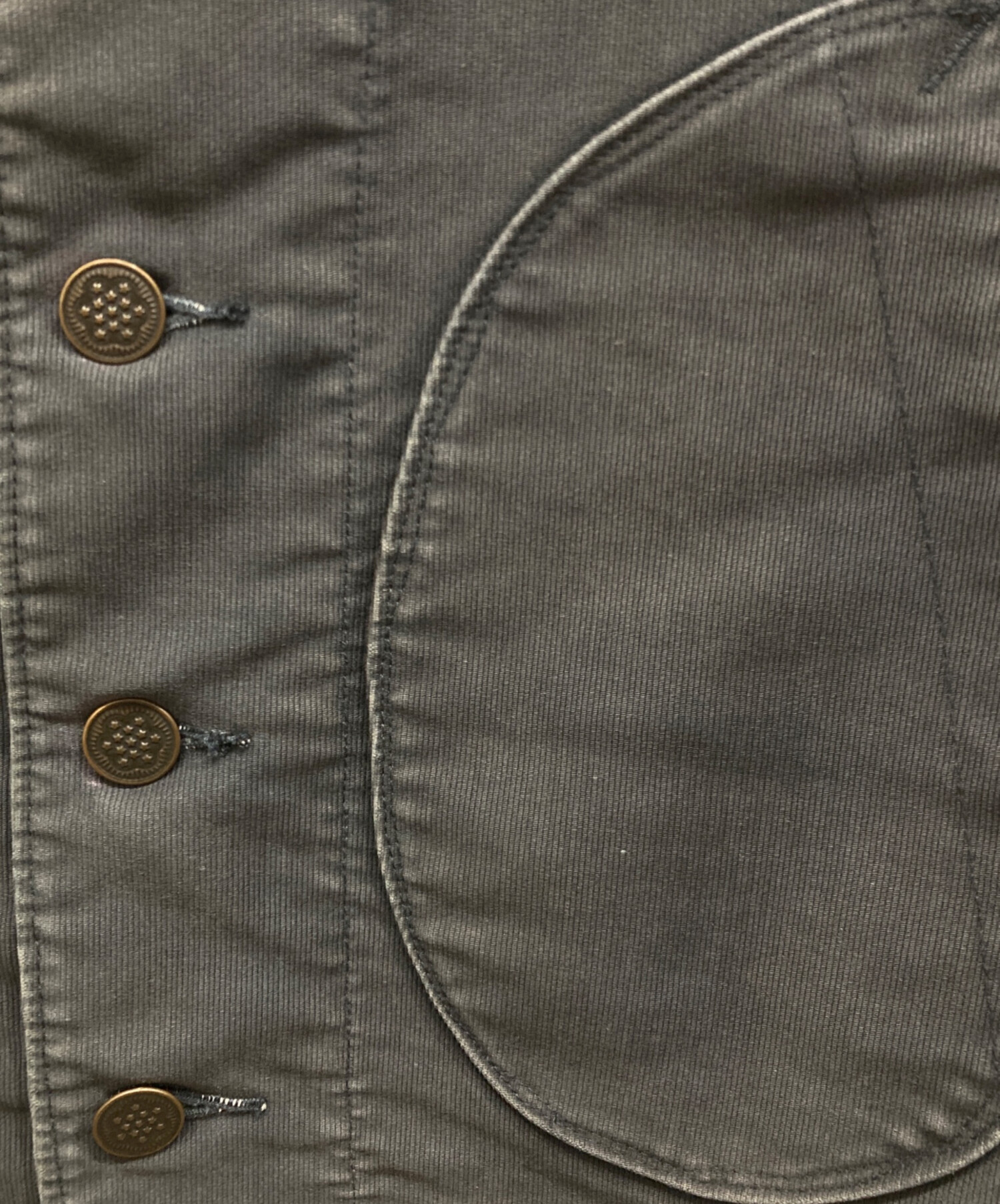 RRL ダブルアールエル ミリタリー ベストデッキベスト メタルフック XL 中古・古着通販】RRL (ダブルアールエル) 13スターデッキベスト