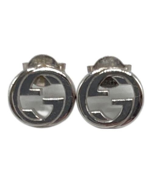 中古・古着通販】GUCCI (グッチ) インターロッキングスタッズピアス