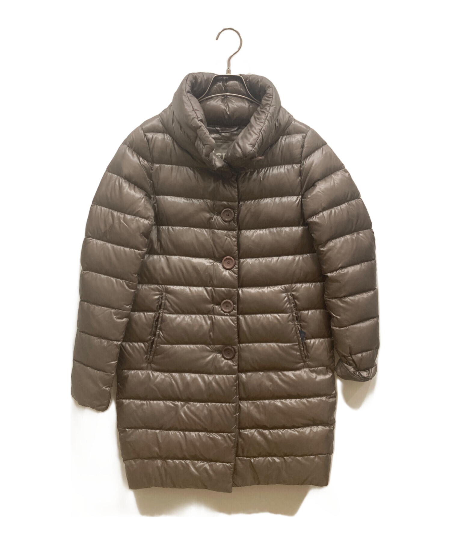 Herno ヘルノ PI0170U ライトダウンベストPRODUZ LAVJAP 中古・古着通販】HERNO (ヘルノ) produz lavjap ダウンコート ベージュ