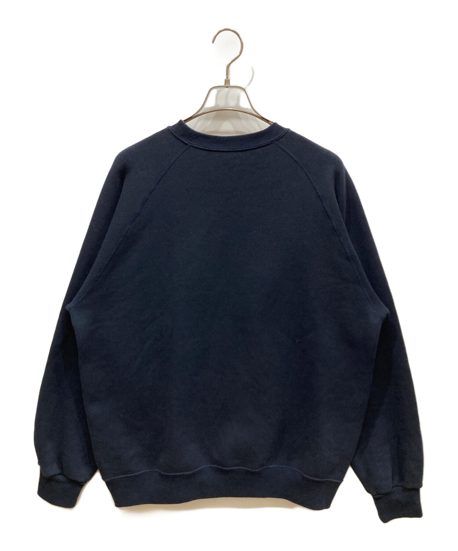 中古・古着通販】ENNOY (エンノイ) Sweat Crewneck ネイビー サイズ:Ⅼ 