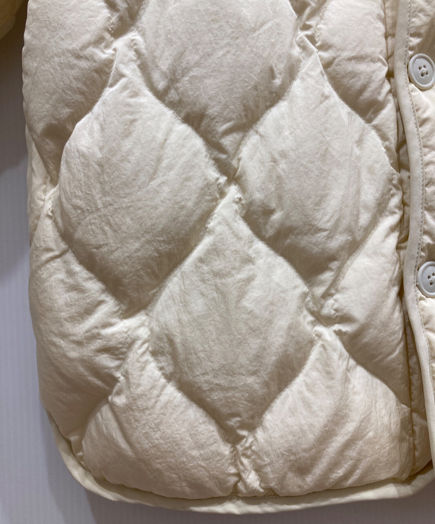 中古・古着通販】ORCIVAL (オーシバル) ノーカラーキルティングダウン