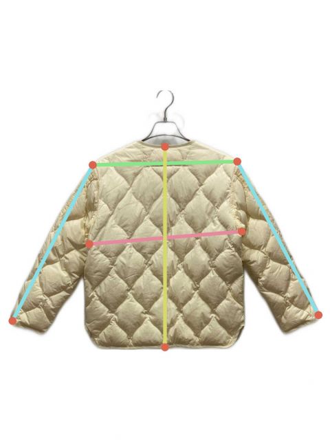 中古・古着通販】ORCIVAL (オーシバル) ノーカラーキルティングダウン