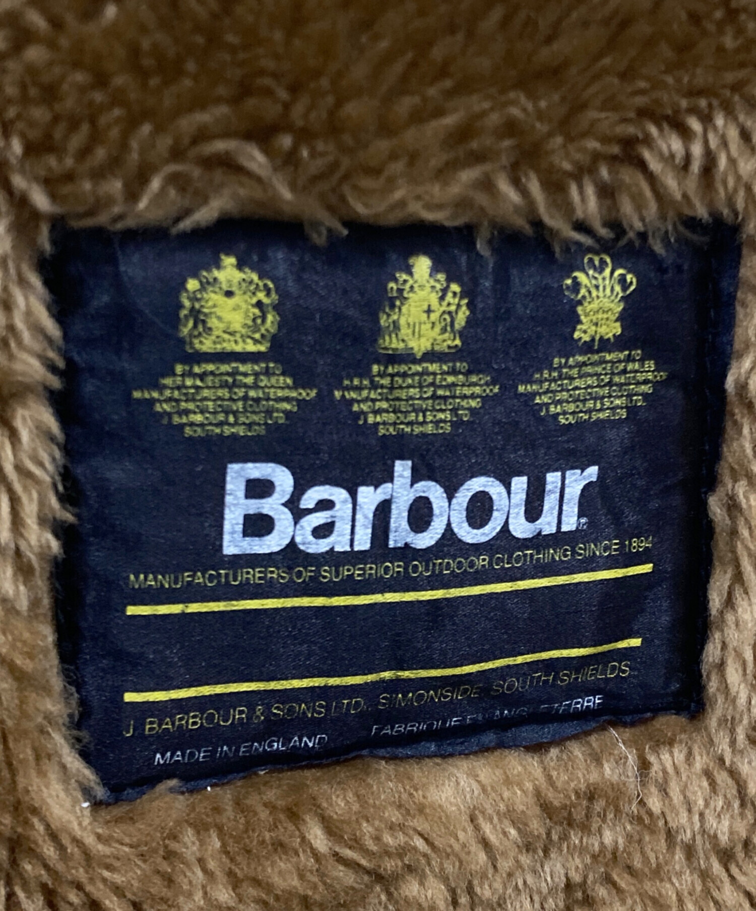 中古・古着通販】Barbour (バブアー) ファーベスト ブラウン サイズ