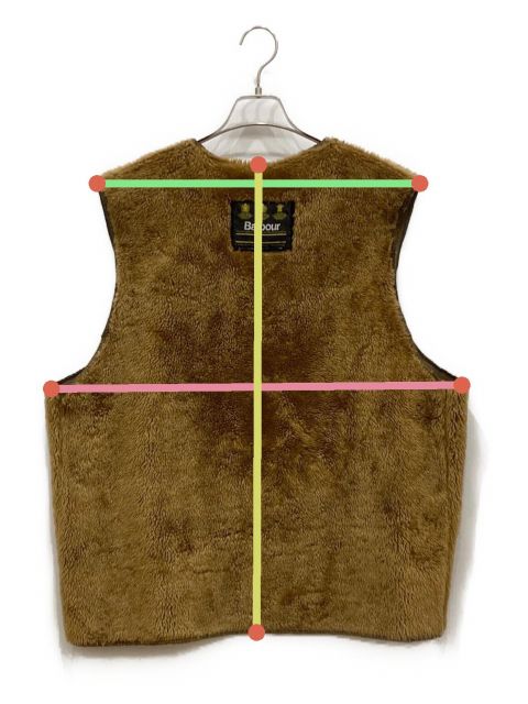 中古・古着通販】Barbour (バブアー) ファーベスト ブラウン サイズ